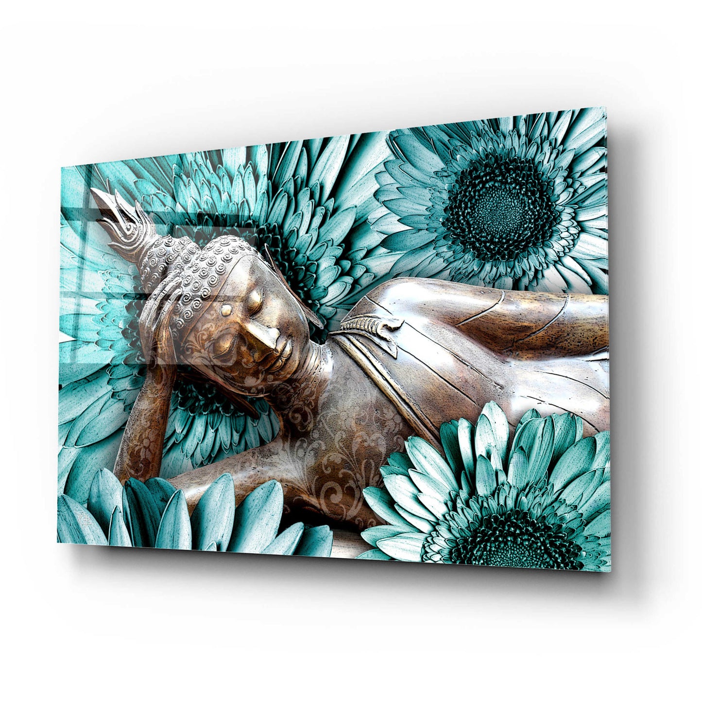 Epic Art 'Mind Bloom' by Fusion Idol Arts, Acrylic Glass Wall Art,24x16