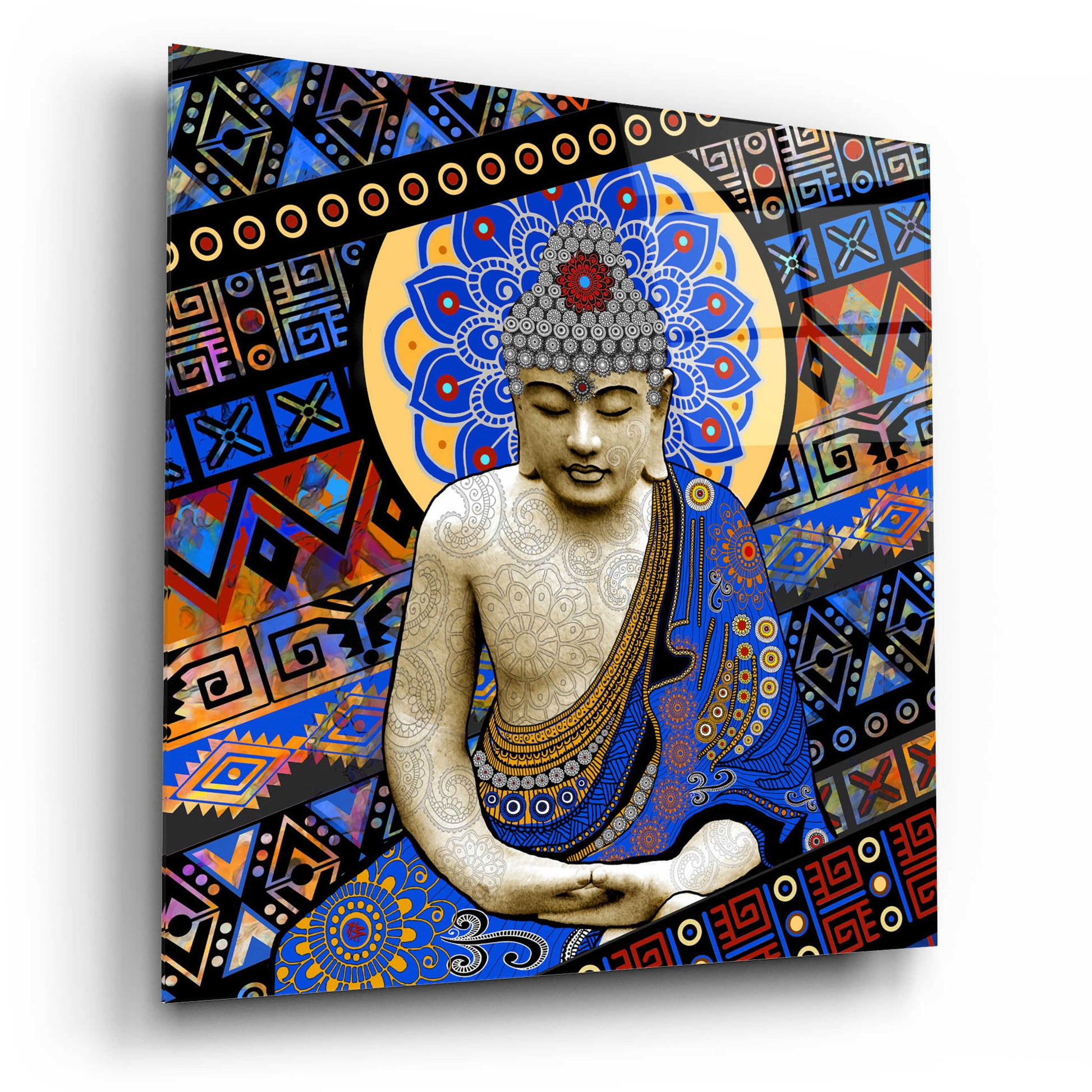 Epic Art 'Rhythm of My Mind' by Fusion Idol Arts, Acrylic Glass Wall Art,12x12