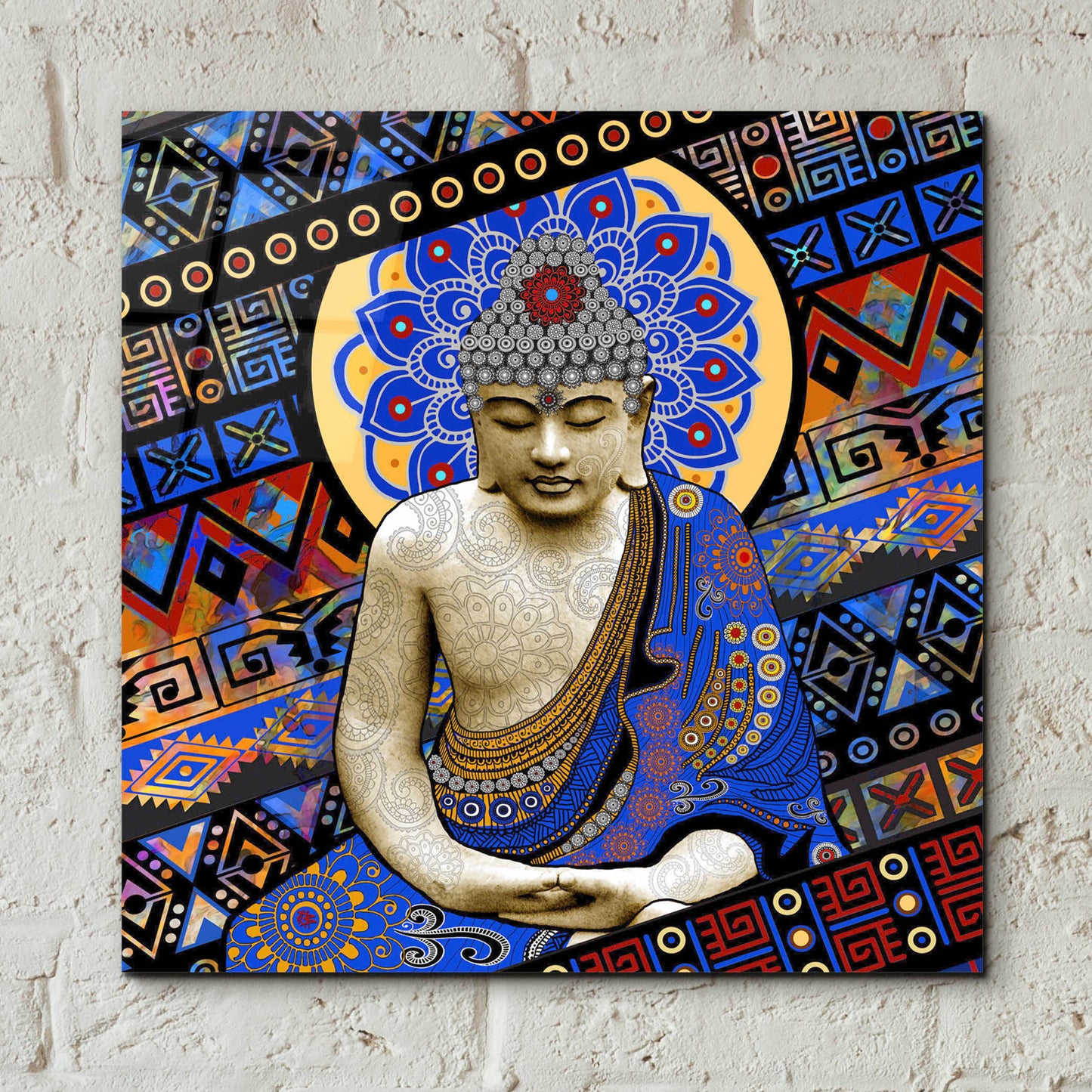 Epic Art 'Rhythm of My Mind' by Fusion Idol Arts, Acrylic Glass Wall Art,12x12