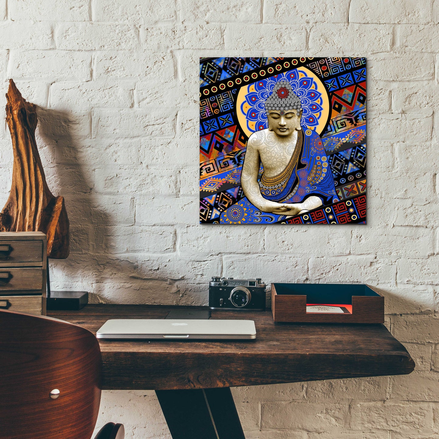 Epic Art 'Rhythm of My Mind' by Fusion Idol Arts, Acrylic Glass Wall Art,12x12