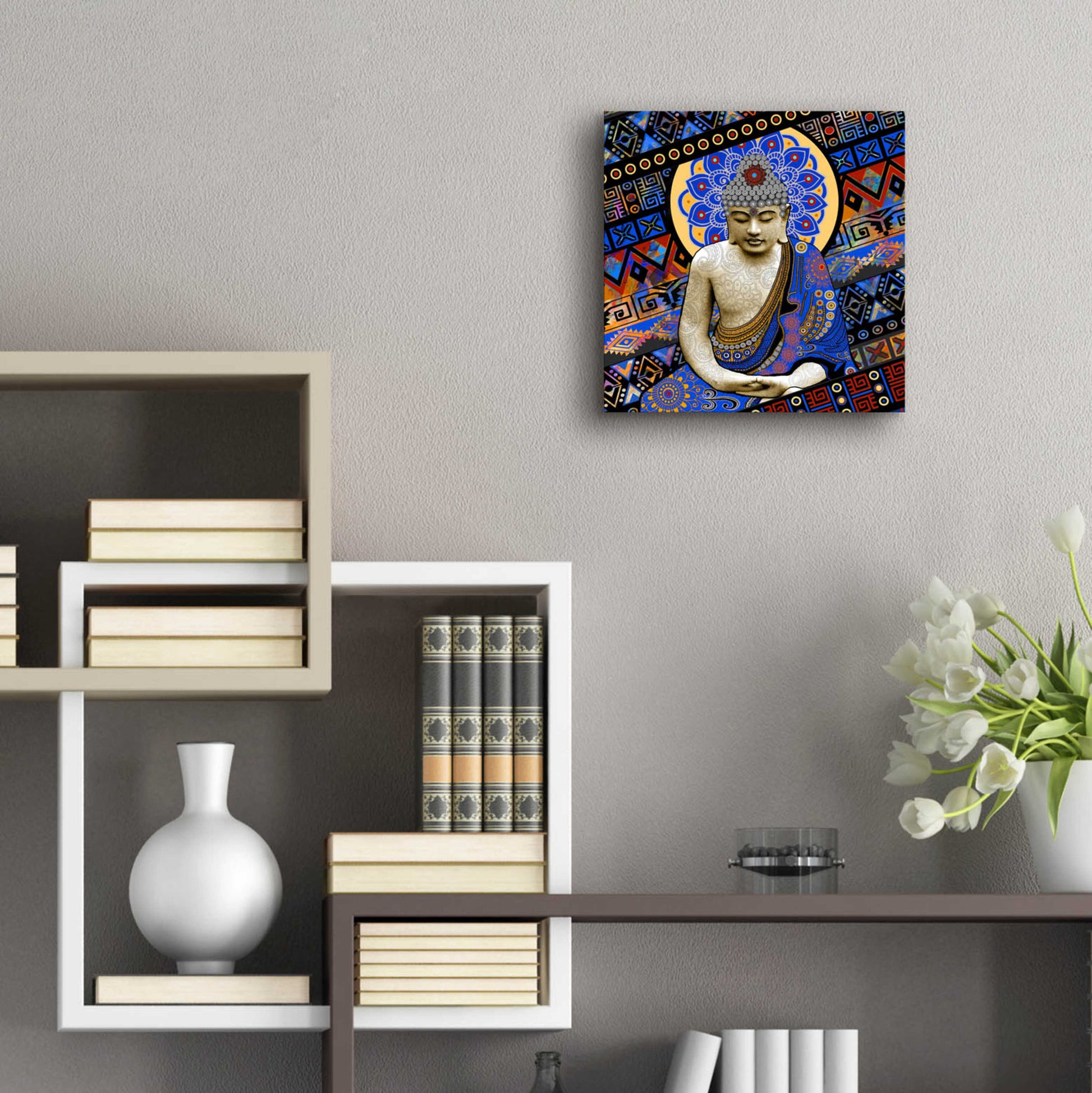 Epic Art 'Rhythm of My Mind' by Fusion Idol Arts, Acrylic Glass Wall Art,12x12