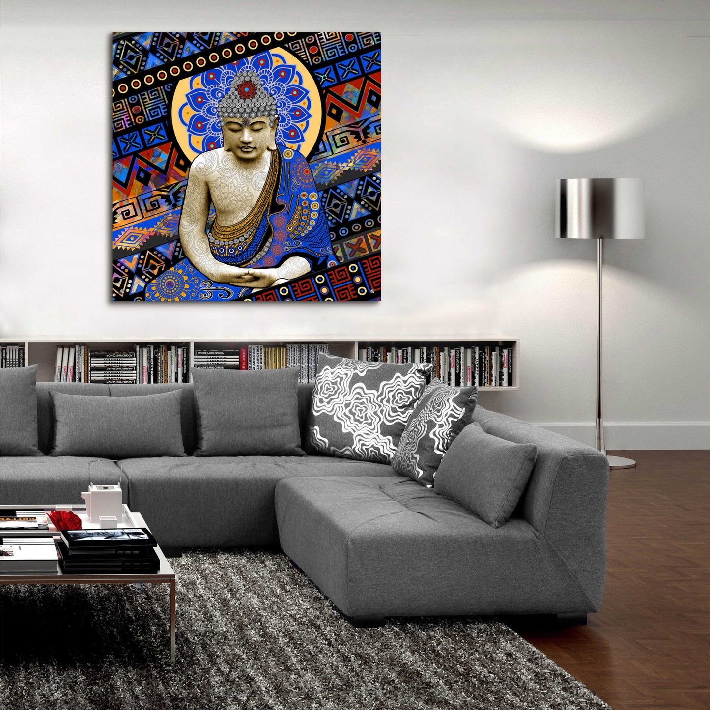 Epic Art 'Rhythm of My Mind' by Fusion Idol Arts, Acrylic Glass Wall Art,36x36