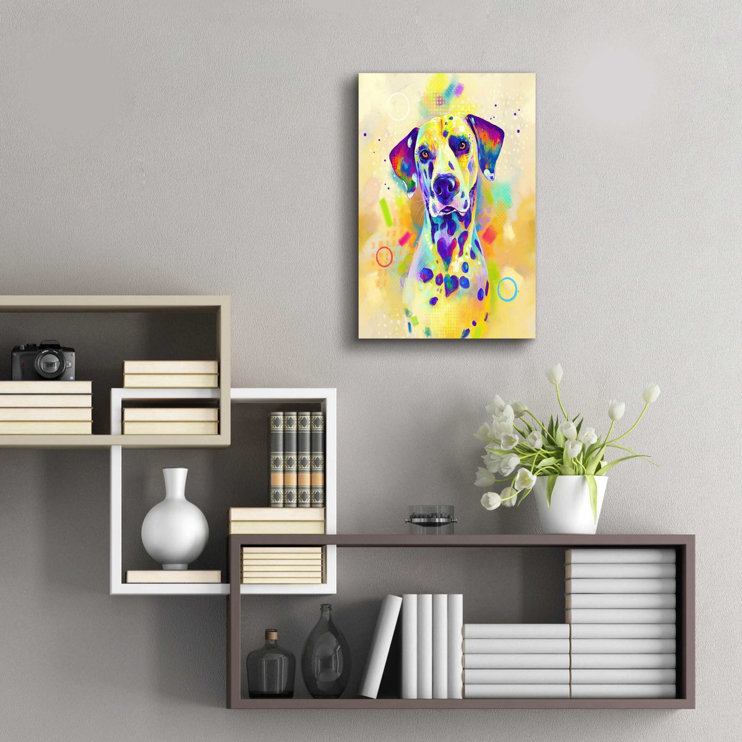 Epic Art 'Pop Art Romeo' by Furbaby Affiliates, Acrylic Glass Wall Art,16x24