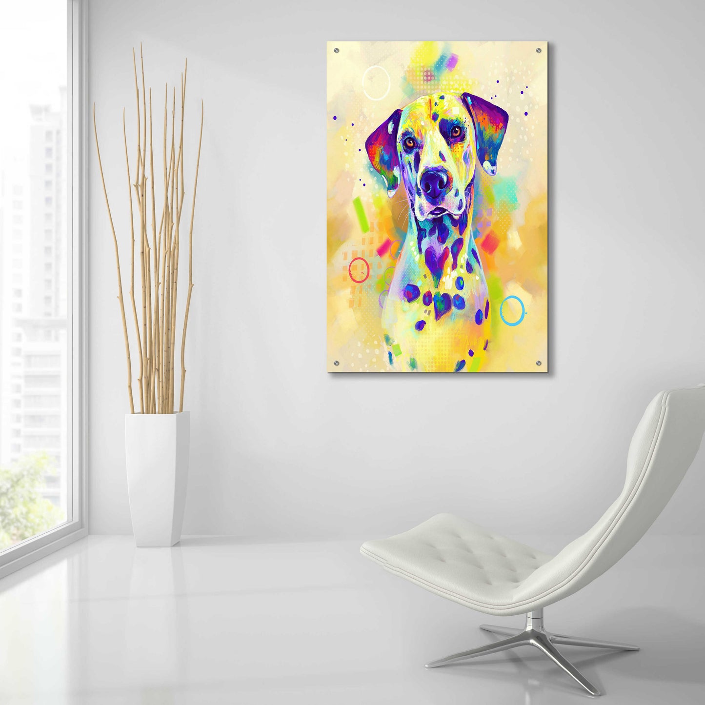 Epic Art 'Pop Art Romeo' by Furbaby Affiliates, Acrylic Glass Wall Art,24x36