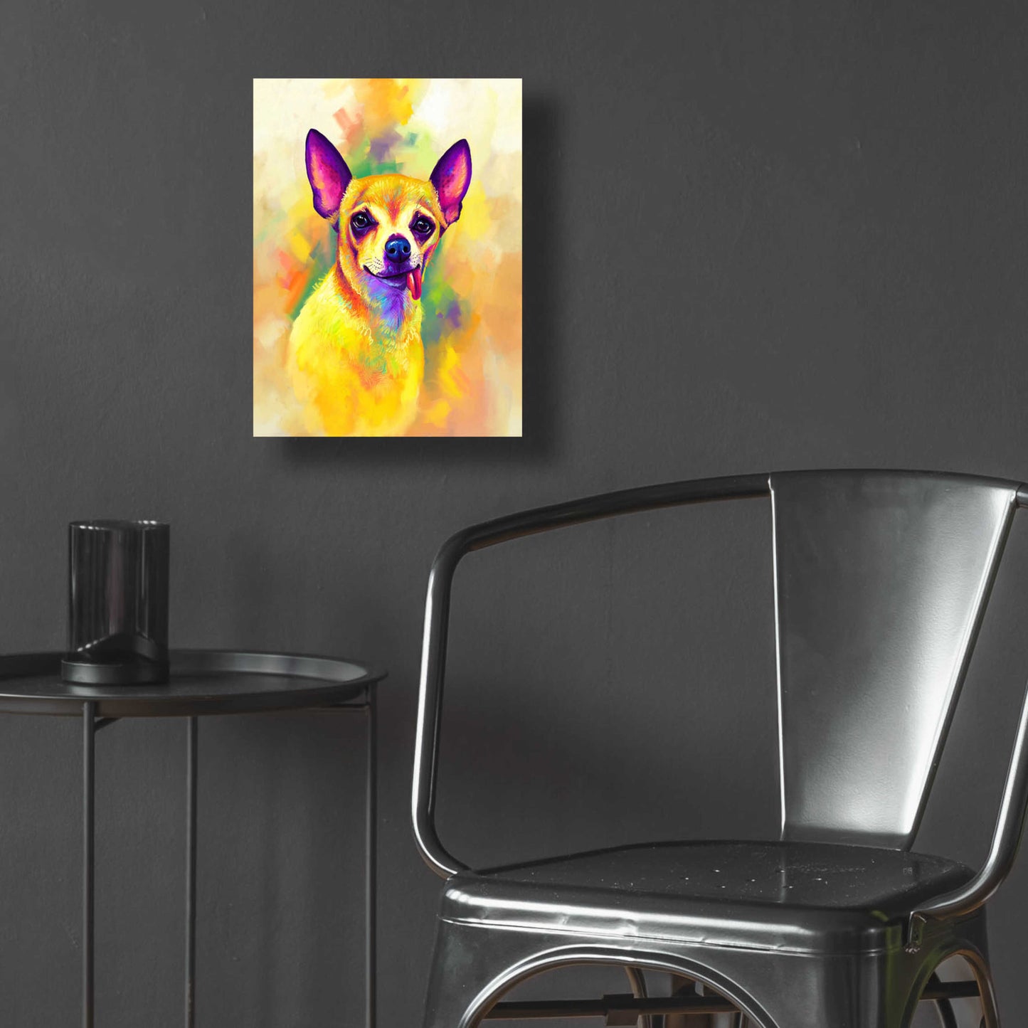 Epic Art 'Pop Art Chihuahua' by Furbaby Affiliates, Acrylic Glass Wall Art,12x16