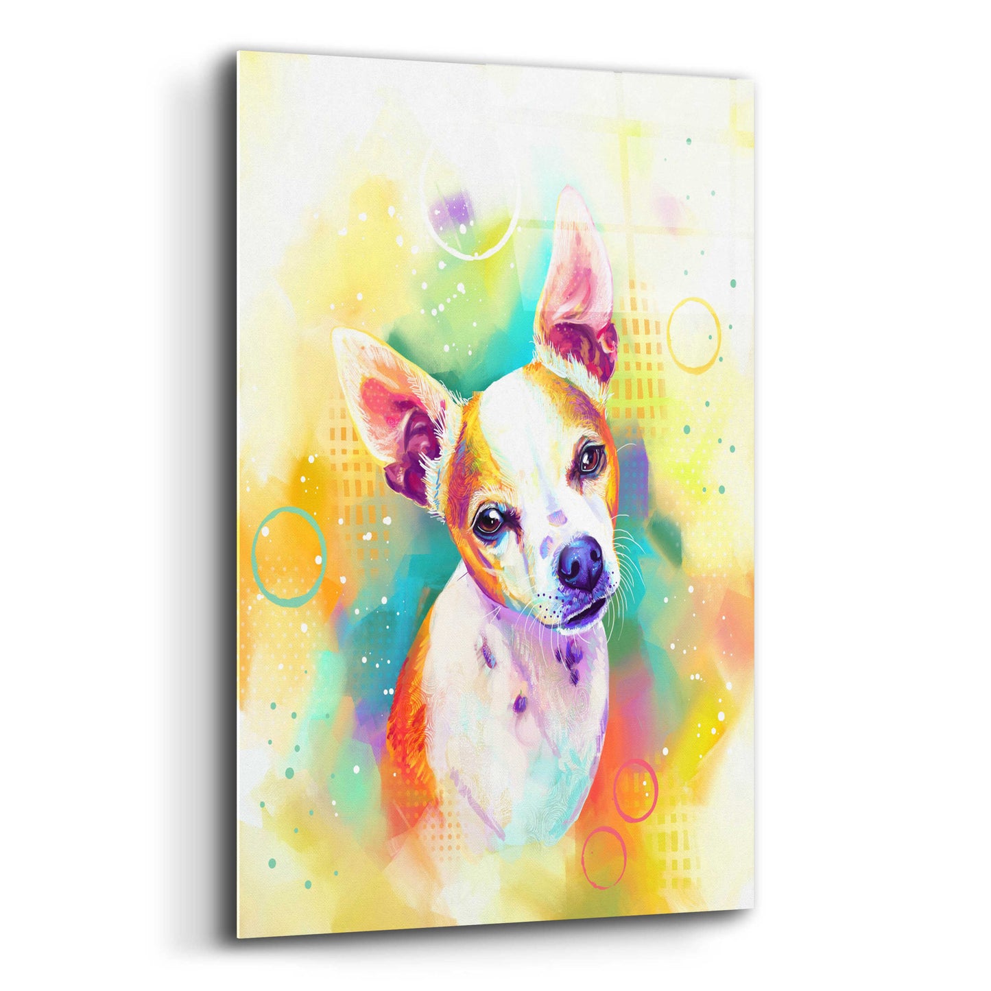 Epic Art 'Pop Art Chihuahua 3' by Furbaby Affiliates, Acrylic Glass Wall Art,12x16