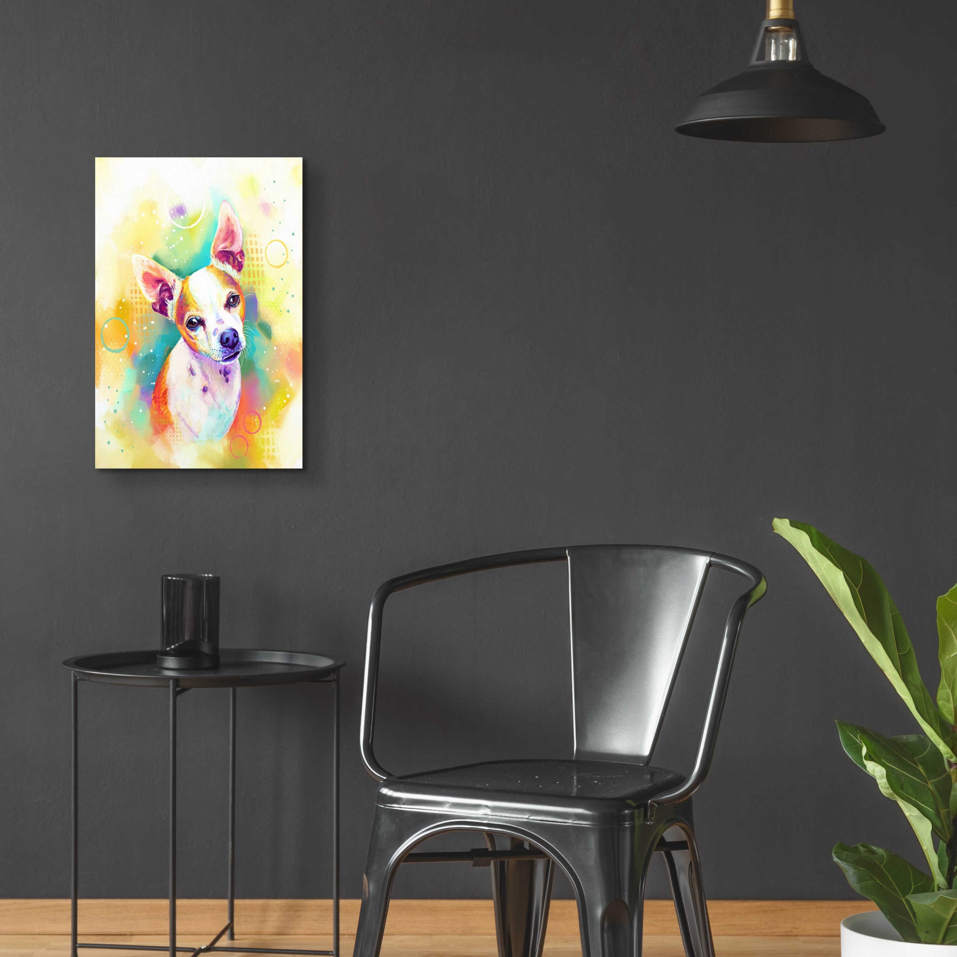 Epic Art 'Pop Art Chihuahua 3' by Furbaby Affiliates, Acrylic Glass Wall Art,16x24