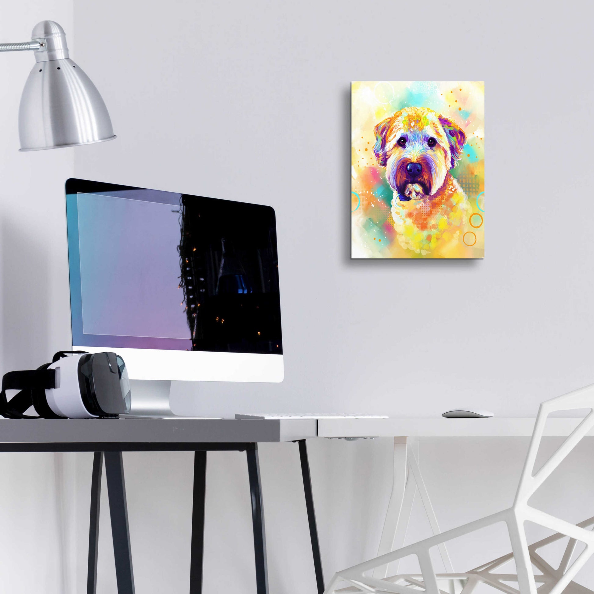 Epic Art 'Pop Art Briard' by Furbaby Affiliates, Acrylic Glass Wall Art,12x16