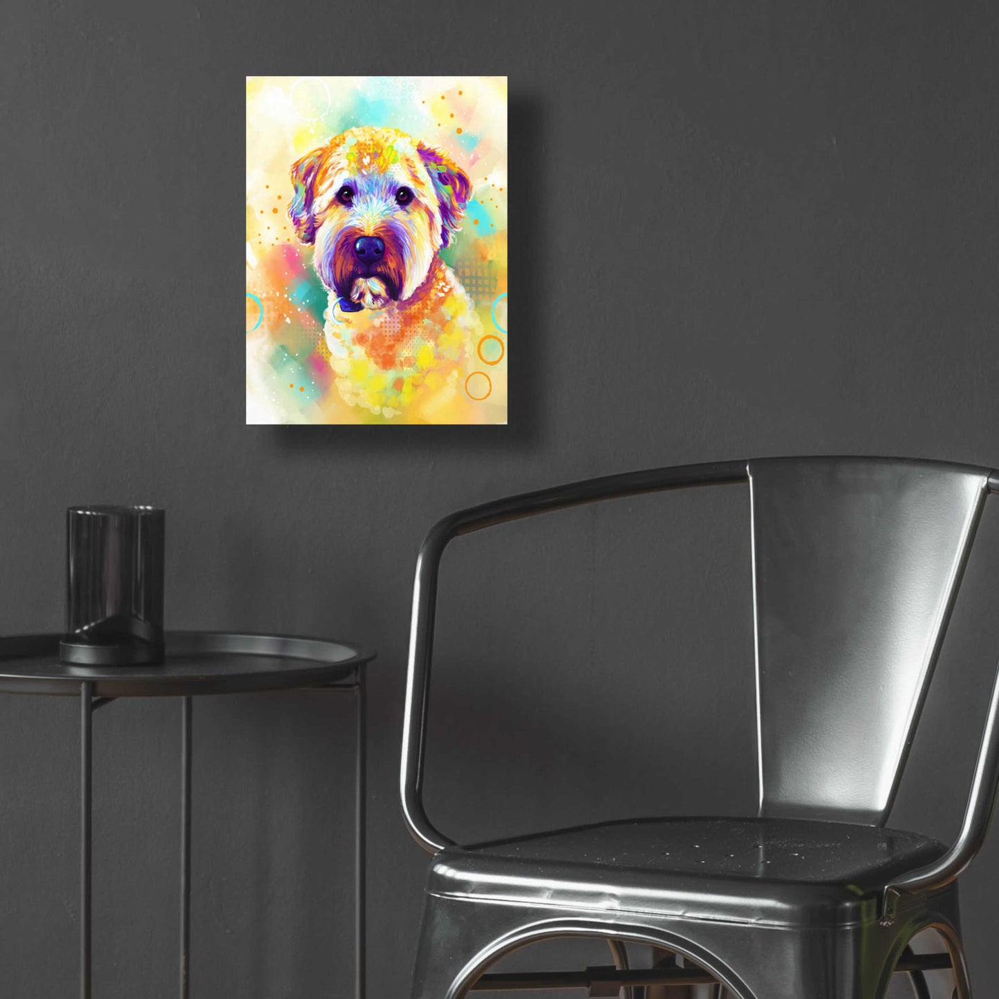 Epic Art 'Pop Art Briard' by Furbaby Affiliates, Acrylic Glass Wall Art,12x16