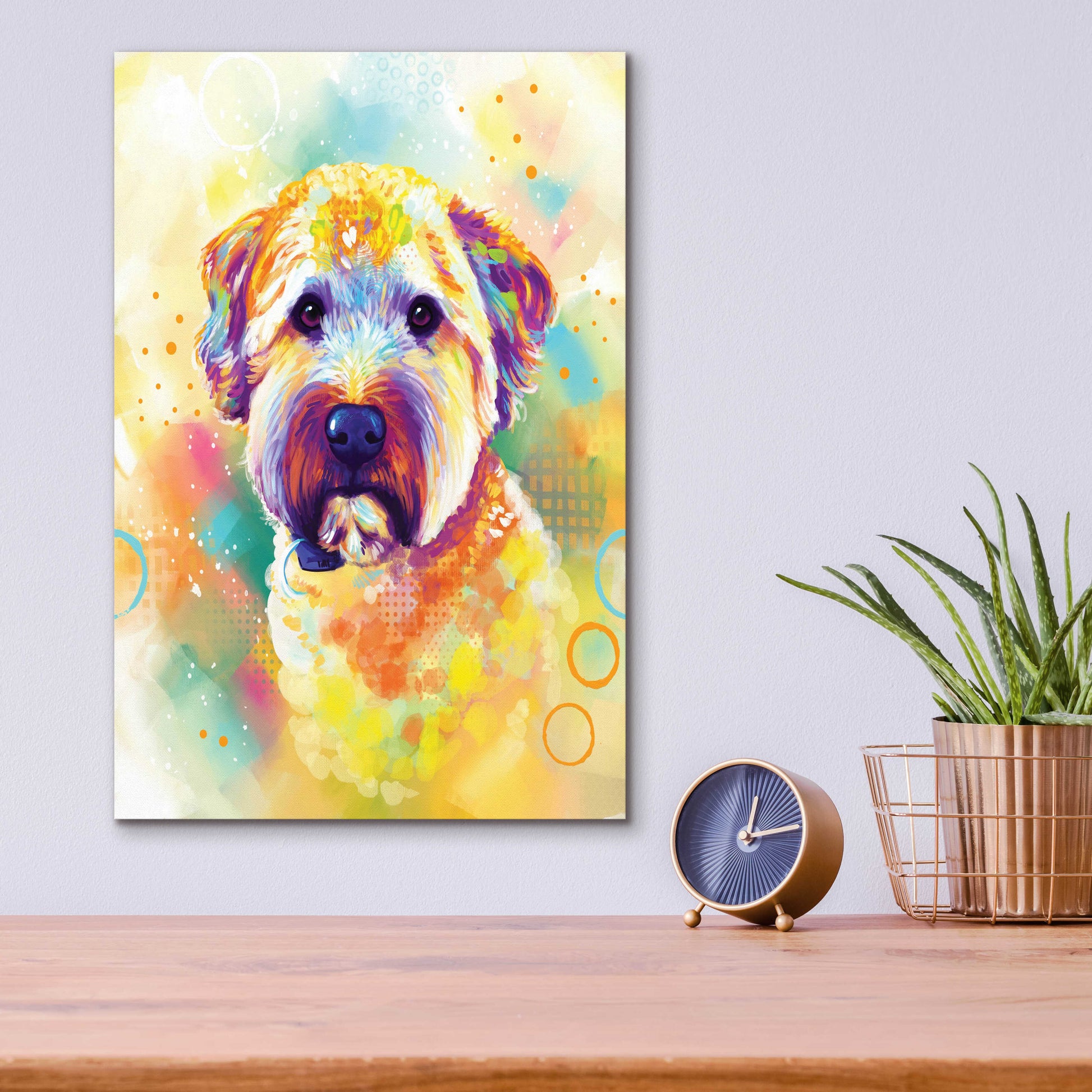 Epic Art 'Pop Art Briard' by Furbaby Affiliates, Acrylic Glass Wall Art,12x16