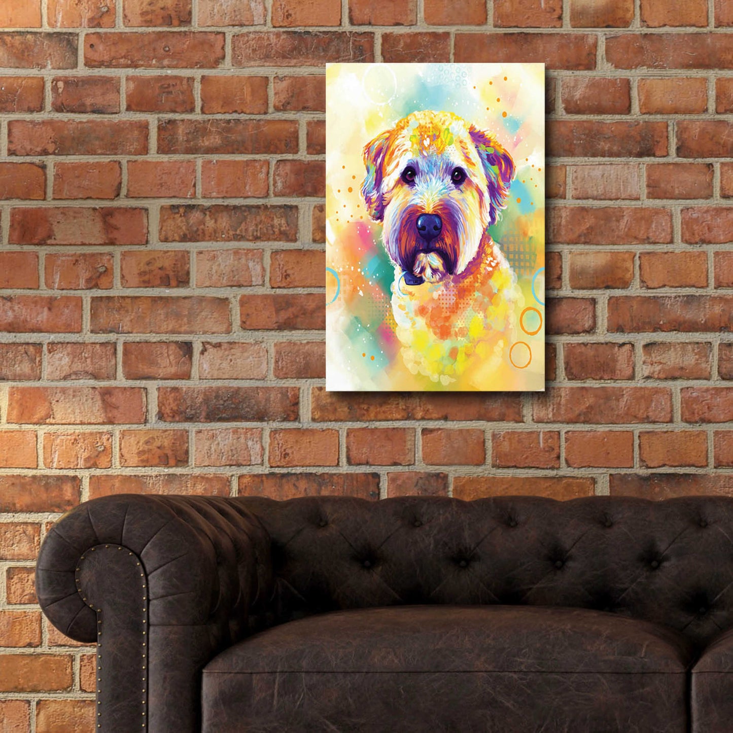 Epic Art 'Pop Art Briard' by Furbaby Affiliates, Acrylic Glass Wall Art,16x24