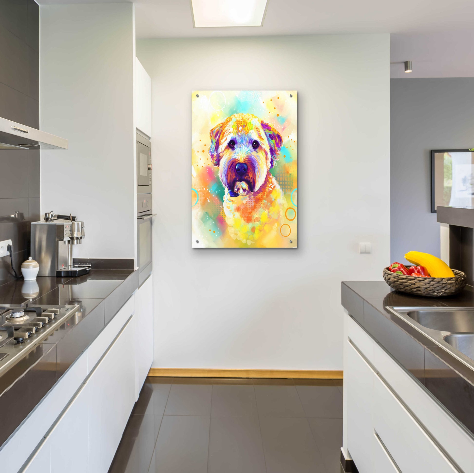 Epic Art 'Pop Art Briard' by Furbaby Affiliates, Acrylic Glass Wall Art,24x36