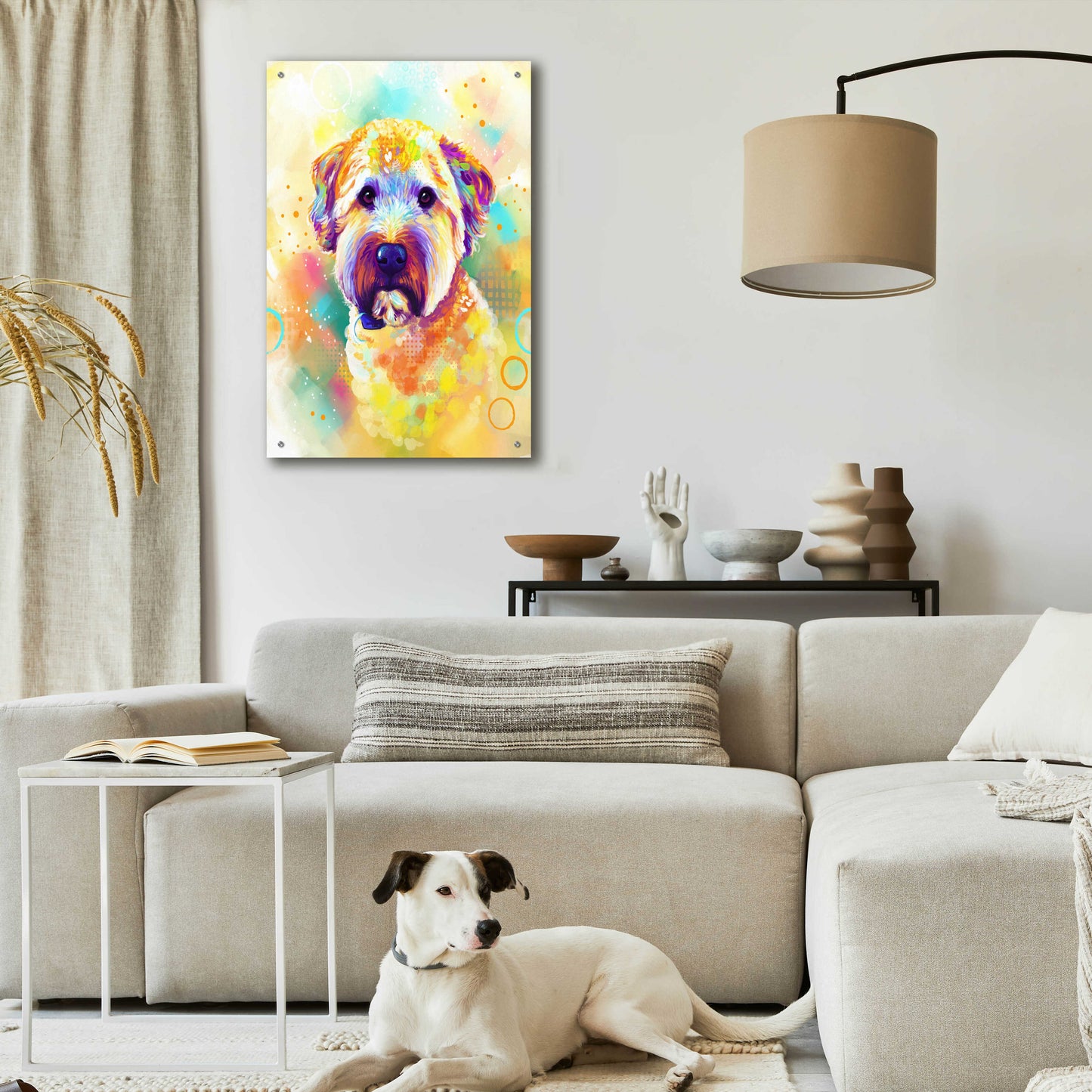 Epic Art 'Pop Art Briard' by Furbaby Affiliates, Acrylic Glass Wall Art,24x36