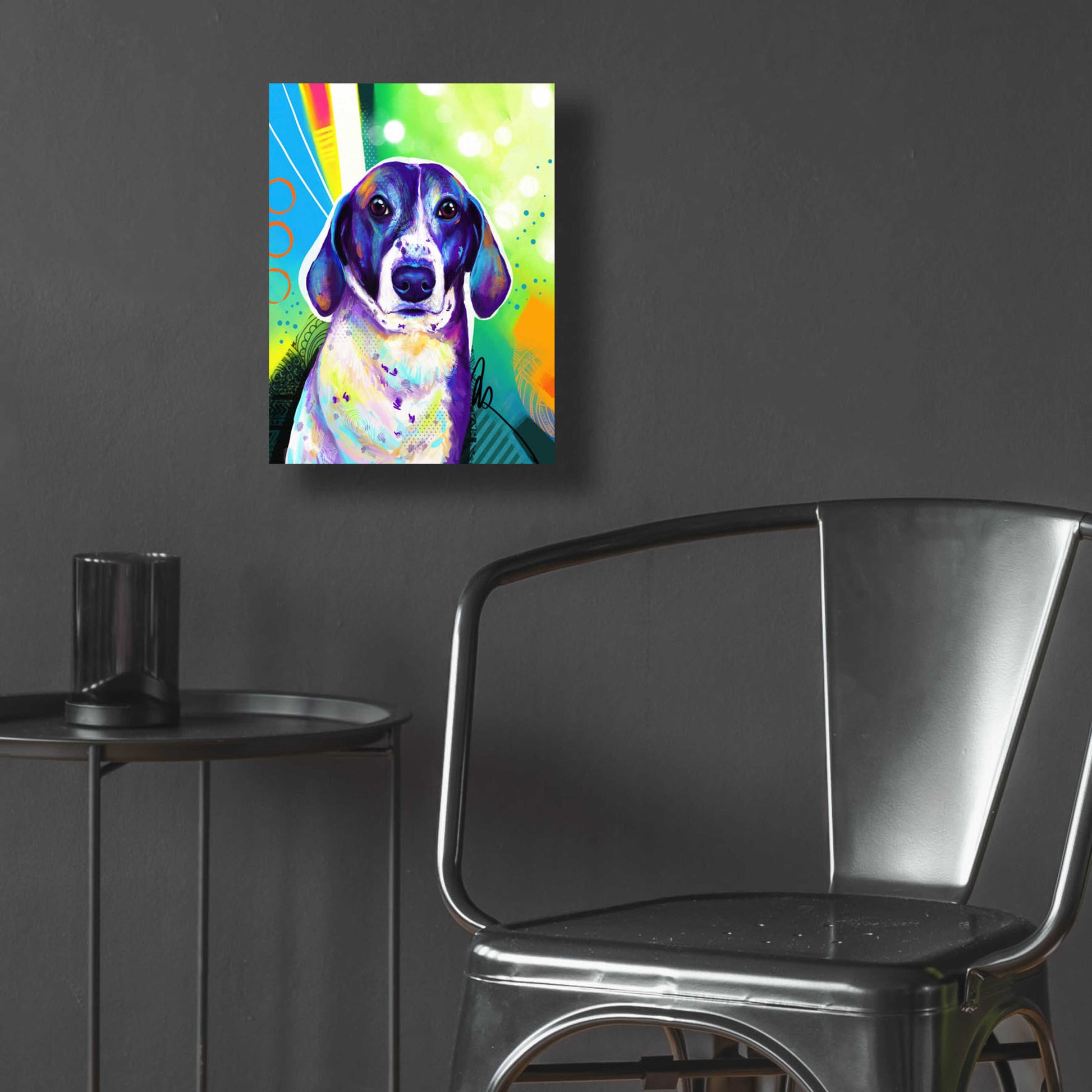 Epic Art 'Pop Art Beagle' by Furbaby Affiliates, Acrylic Glass Wall Art,12x16