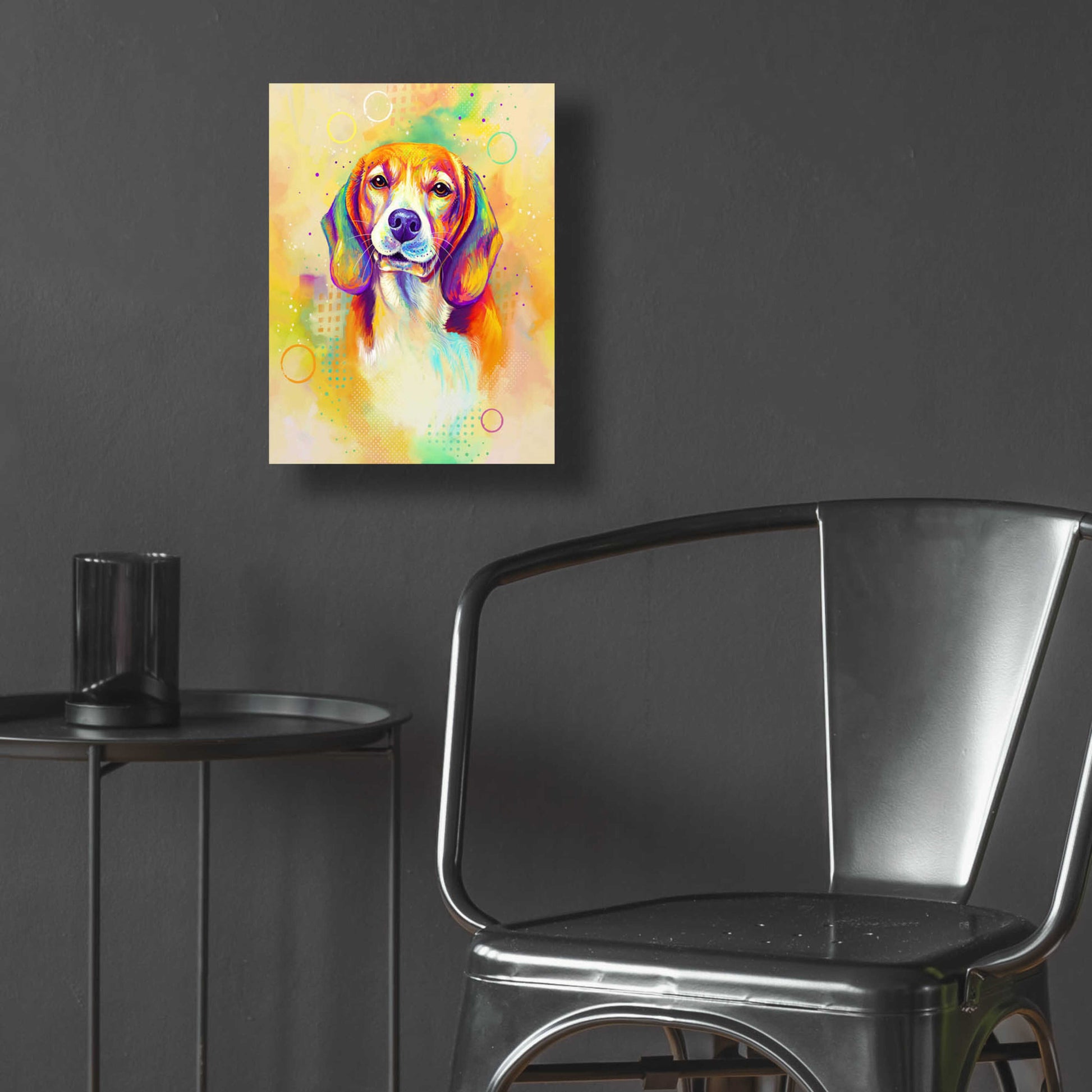 Epic Art 'Pop Art Beagle 3' by Furbaby Affiliates, Acrylic Glass Wall Art,12x16