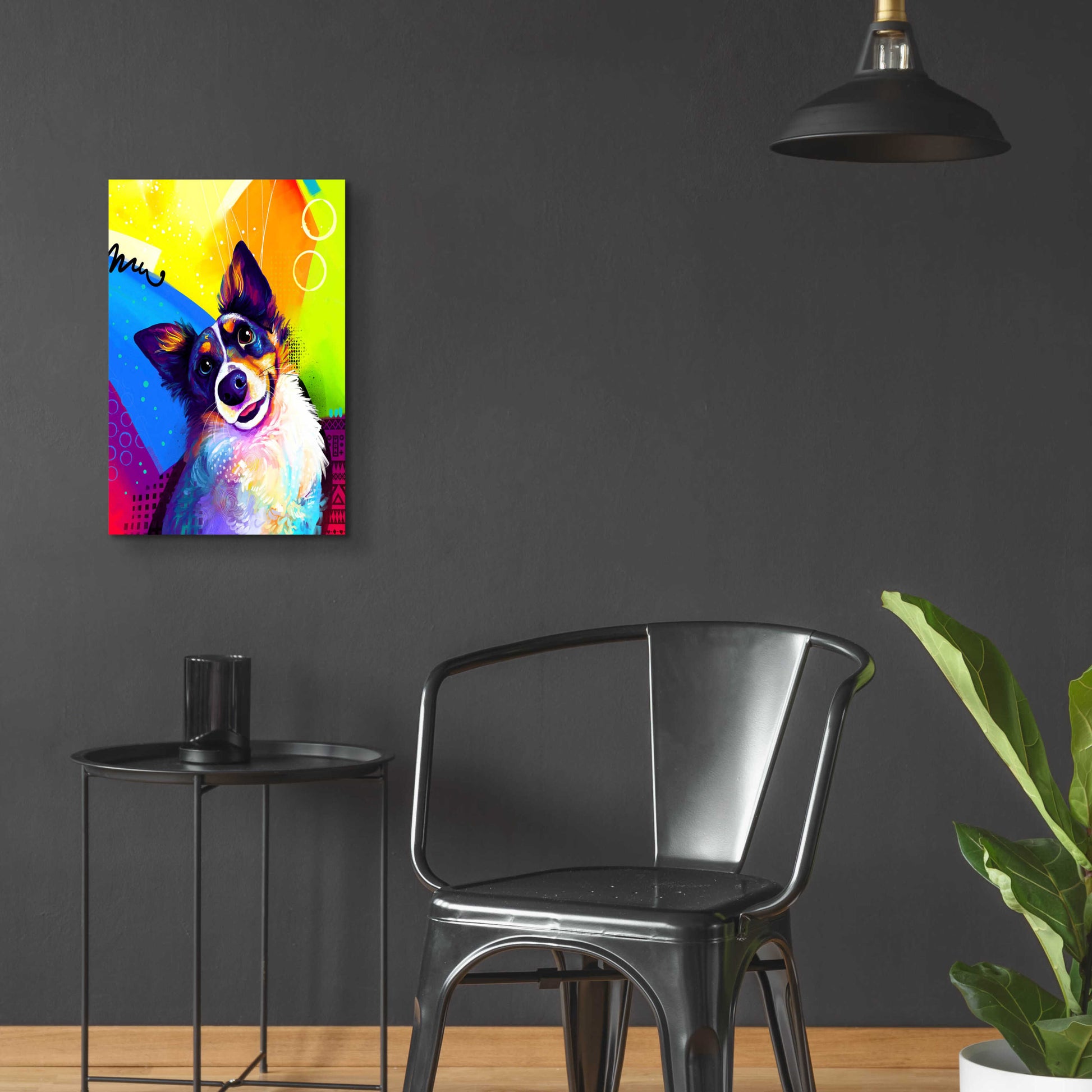 Epic Art 'Pop Art Australian Shepherd 3' by Furbaby Affiliates, Acrylic Glass Wall Art,16x24