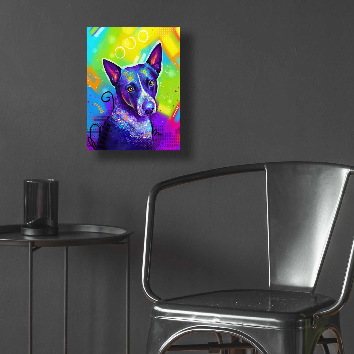 Epic Art 'Pop Art Australian Cattle Dog' by Furbaby Affiliates, Acrylic Glass Wall Art,12x16