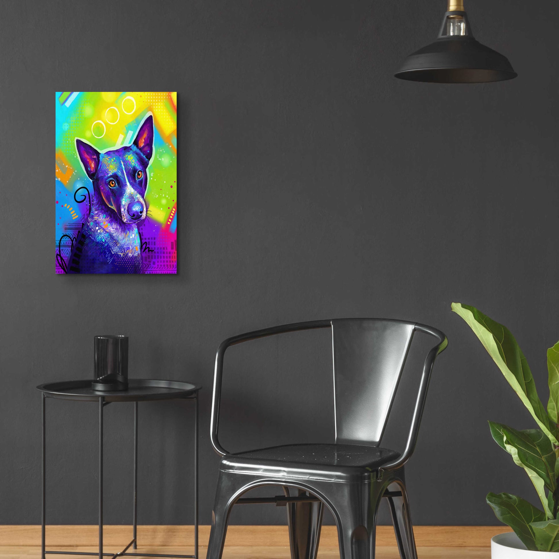 Epic Art 'Pop Art Australian Cattle Dog' by Furbaby Affiliates, Acrylic Glass Wall Art,16x24