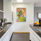 Epic Art 'Birds & Blossoms' by Patricia Feathers, Acrylic Glass Wall Art,24x36