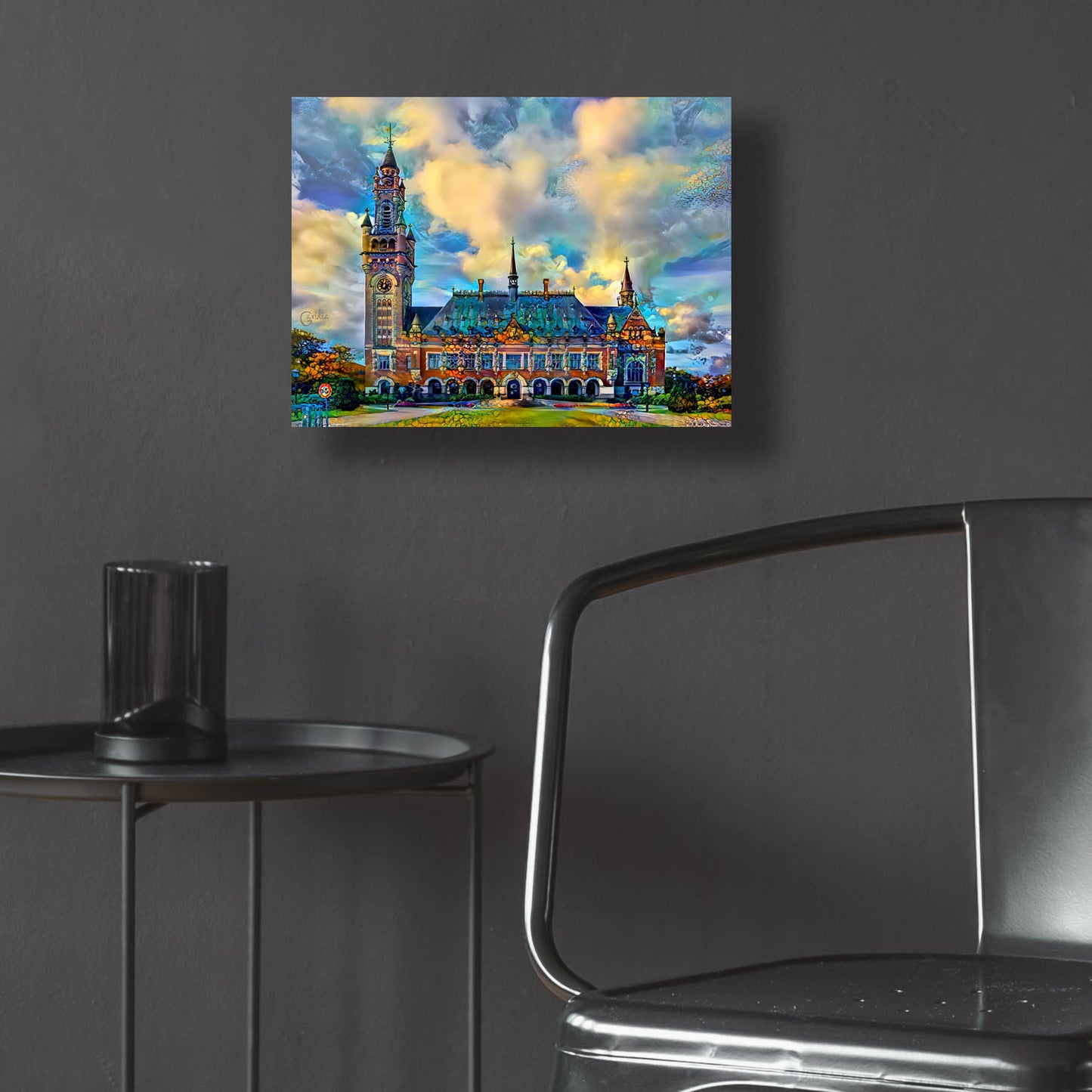 Epic Art 'The Hague Netherlands Peace Palace' by Pedro Gavidia, Acrylic Glass Wall Art,16x12