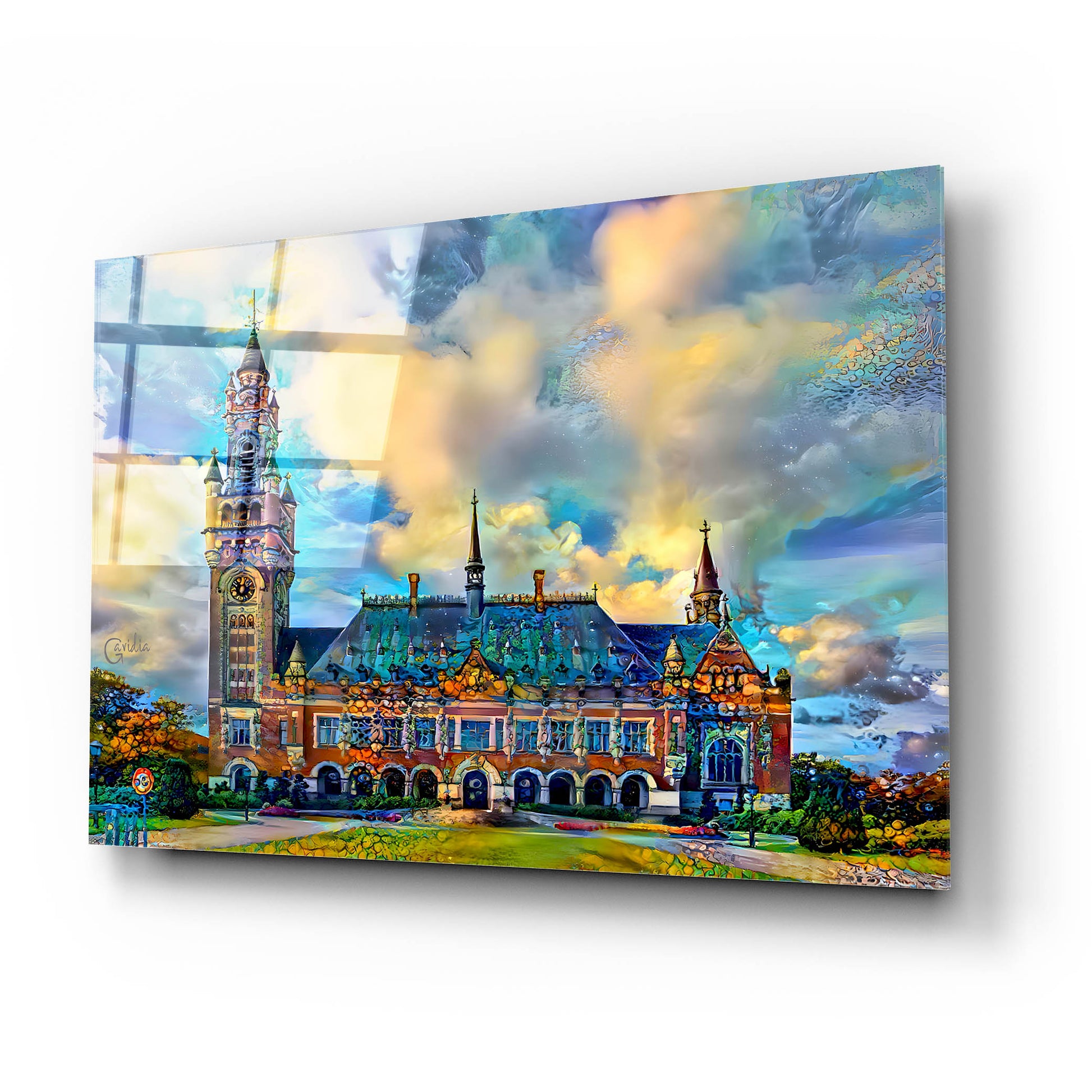 Epic Art 'The Hague Netherlands Peace Palace' by Pedro Gavidia, Acrylic Glass Wall Art,24x16