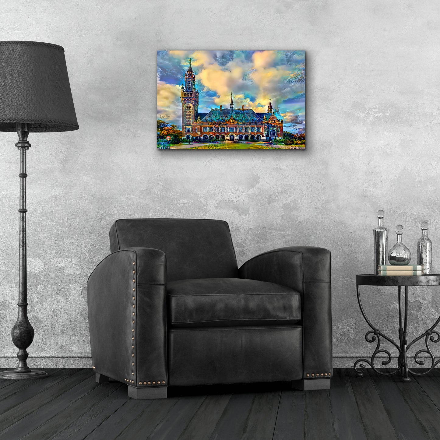 Epic Art 'The Hague Netherlands Peace Palace' by Pedro Gavidia, Acrylic Glass Wall Art,24x16