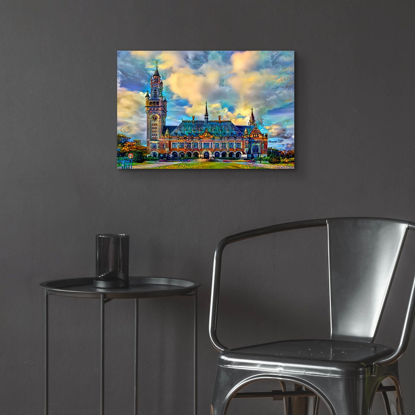 Epic Art 'The Hague Netherlands Peace Palace' by Pedro Gavidia, Acrylic Glass Wall Art,24x16