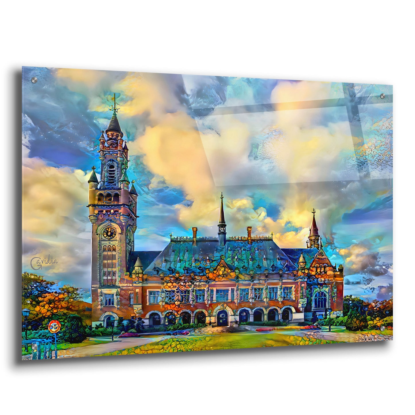 Epic Art 'The Hague Netherlands Peace Palace' by Pedro Gavidia, Acrylic Glass Wall Art,36x24