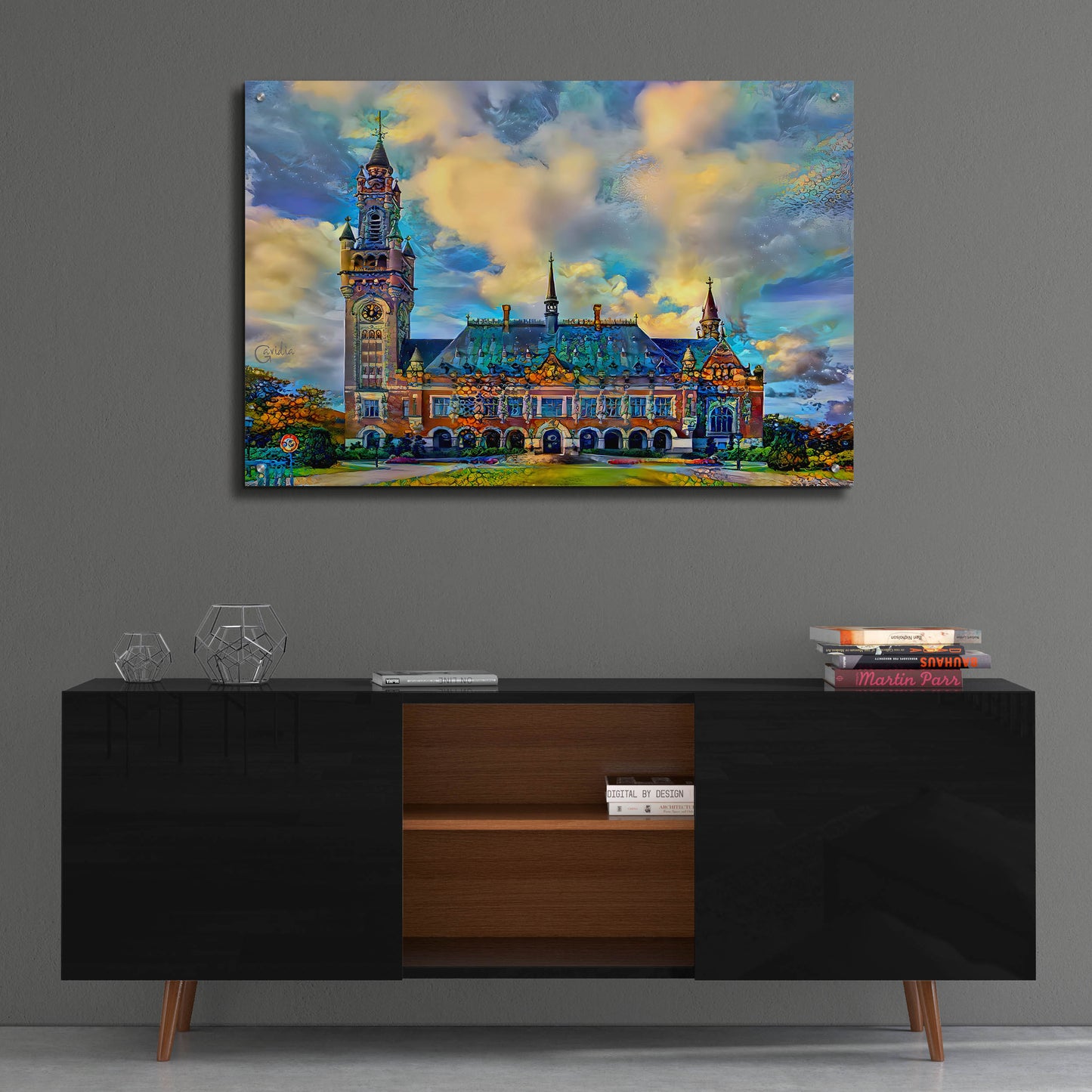 Epic Art 'The Hague Netherlands Peace Palace' by Pedro Gavidia, Acrylic Glass Wall Art,36x24