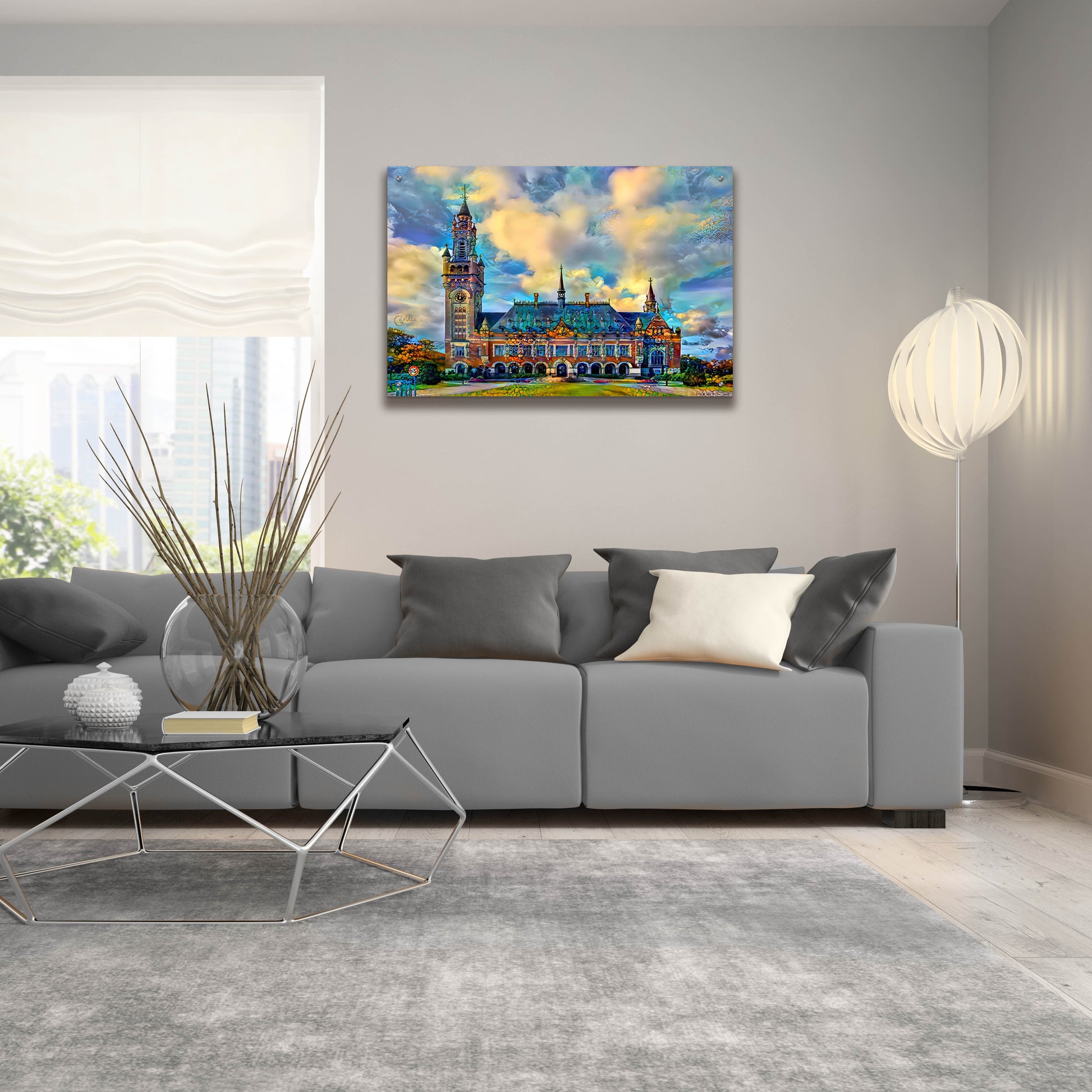 Epic Art 'The Hague Netherlands Peace Palace' by Pedro Gavidia, Acrylic Glass Wall Art,36x24