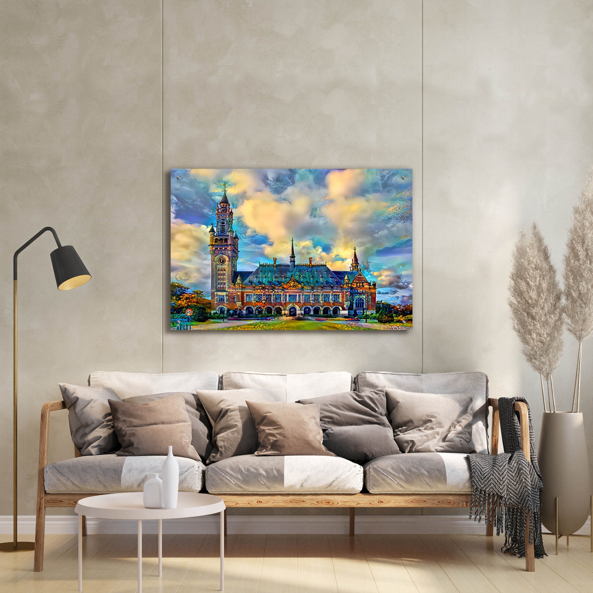 Epic Art 'The Hague Netherlands Peace Palace' by Pedro Gavidia, Acrylic Glass Wall Art,36x24