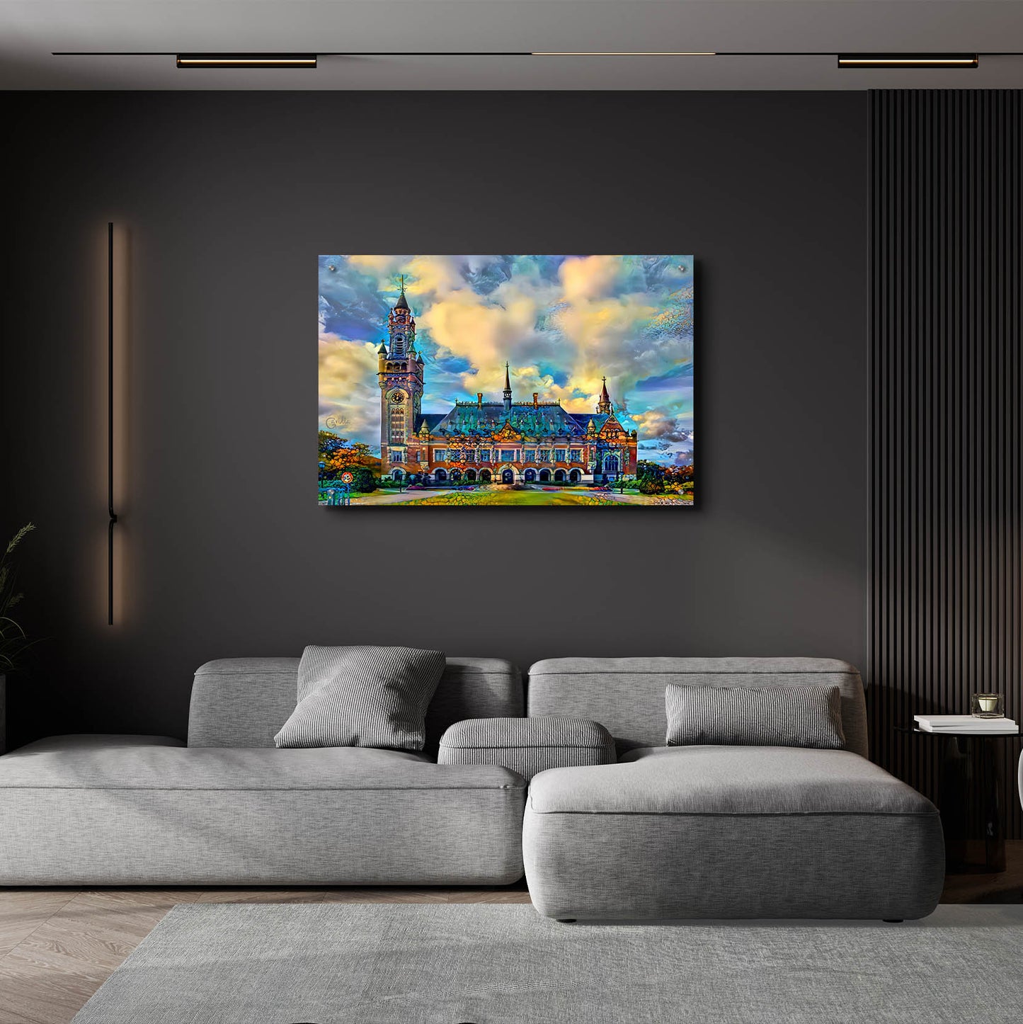 Epic Art 'The Hague Netherlands Peace Palace' by Pedro Gavidia, Acrylic Glass Wall Art,36x24