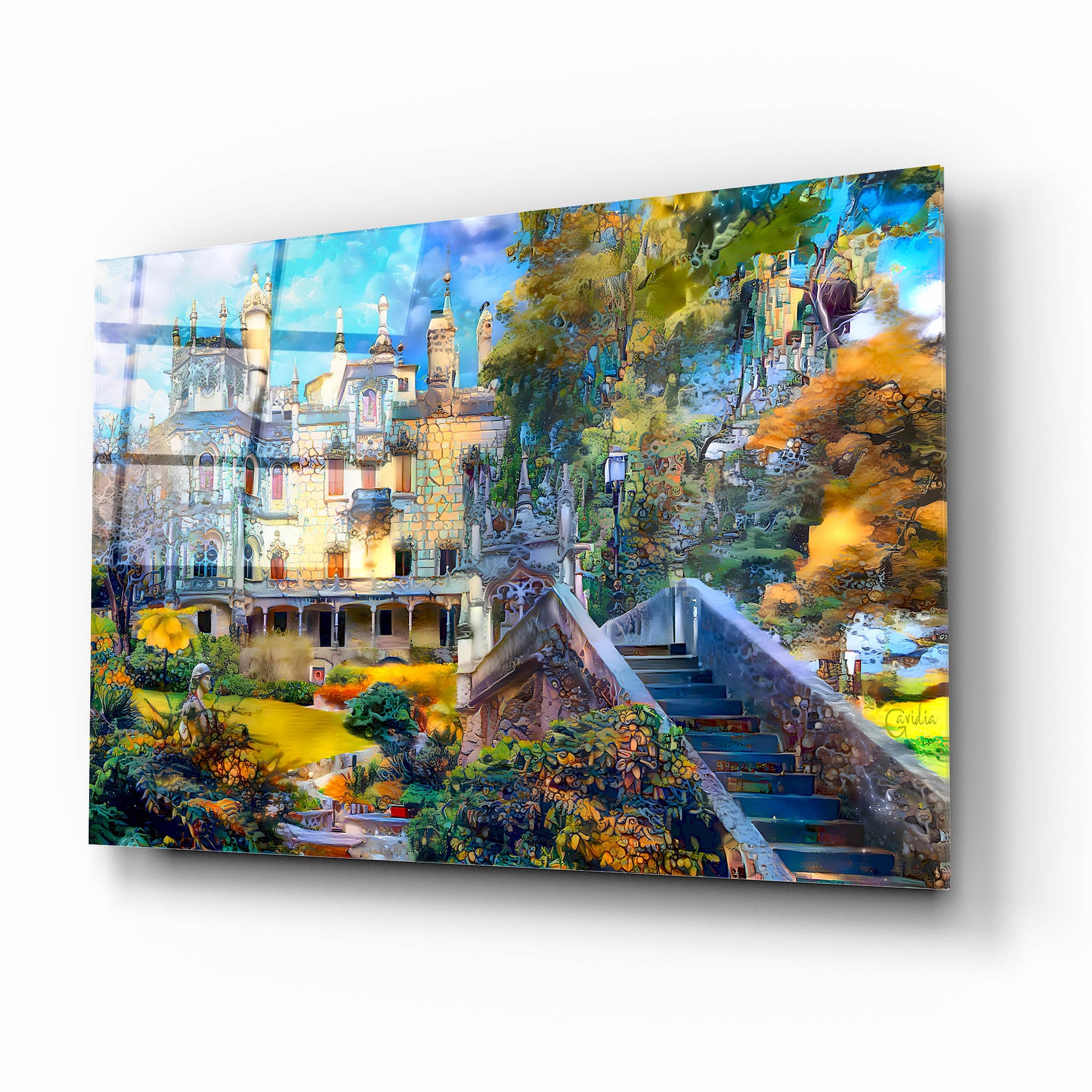 Epic Art 'Sintra Portugal Quinta de Regaleira' by Pedro Gavidia, Acrylic Glass Wall Art,16x12