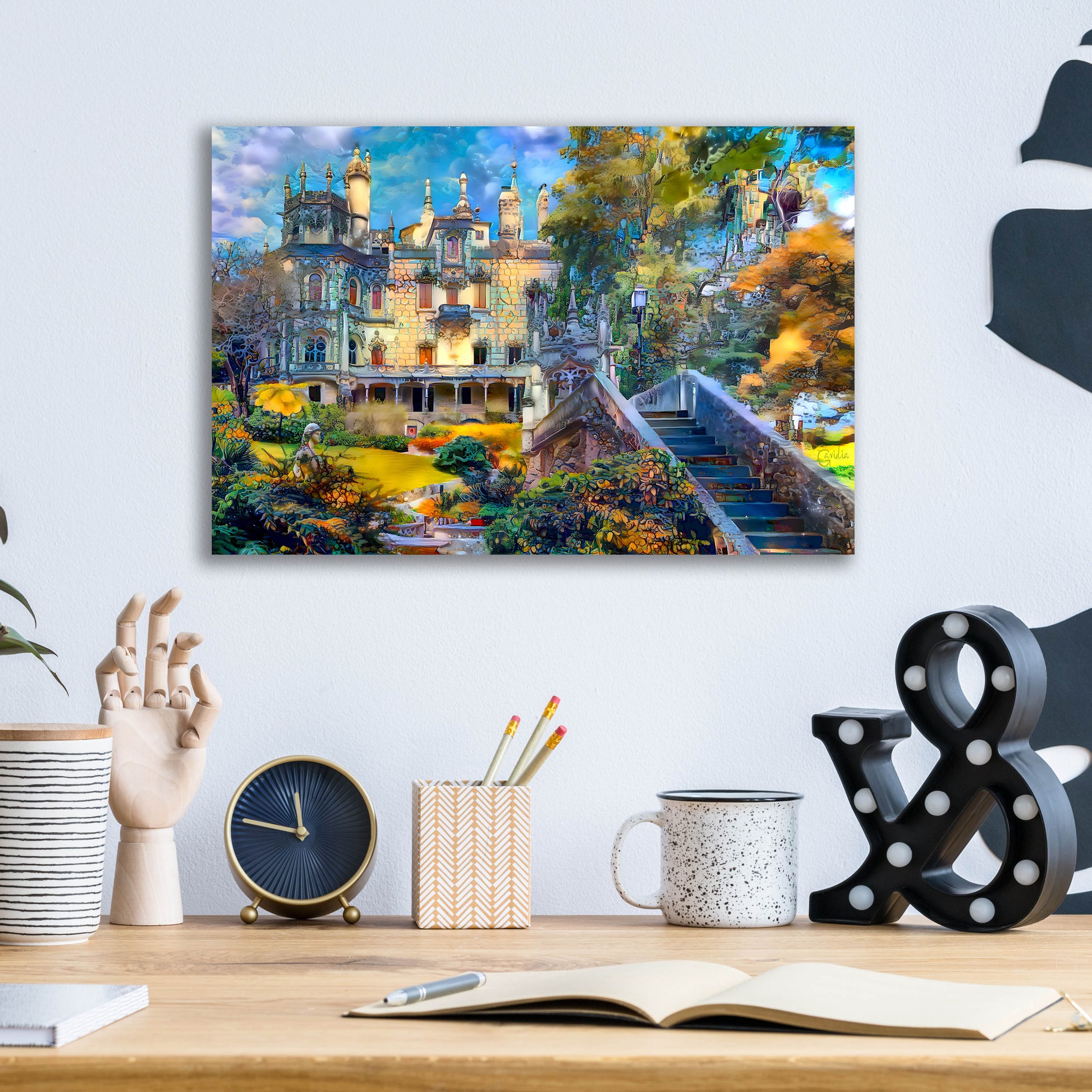 Epic Art 'Sintra Portugal Quinta de Regaleira' by Pedro Gavidia, Acrylic Glass Wall Art,16x12