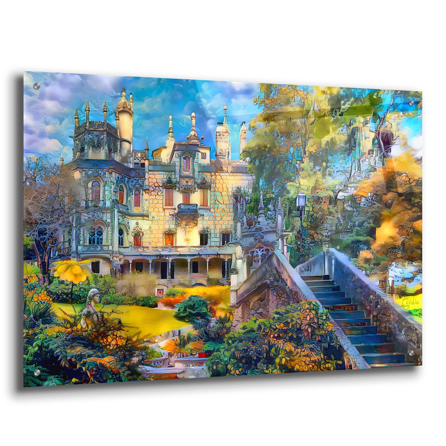 Epic Art 'Sintra Portugal Quinta de Regaleira' by Pedro Gavidia, Acrylic Glass Wall Art,36x24