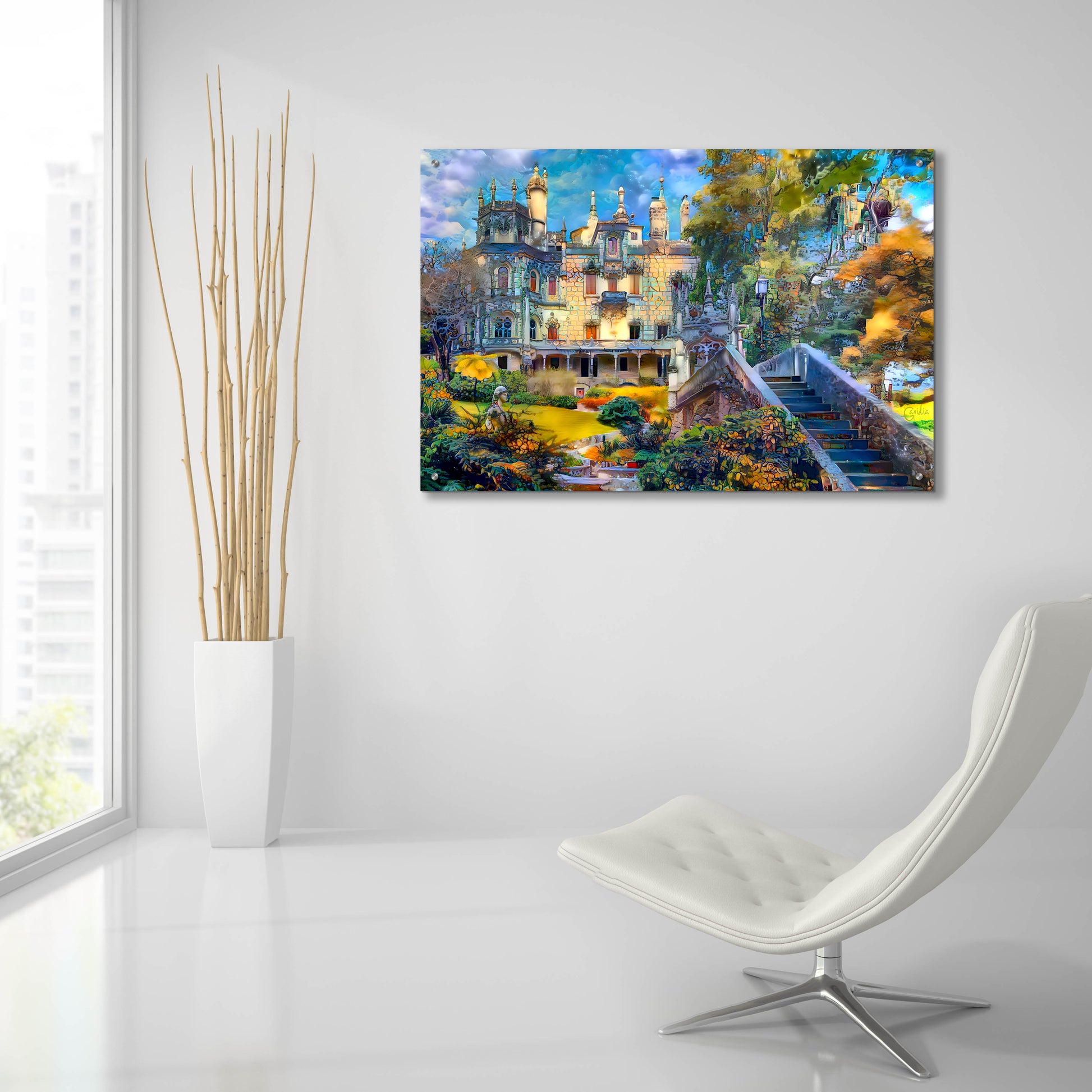 Epic Art 'Sintra Portugal Quinta de Regaleira' by Pedro Gavidia, Acrylic Glass Wall Art,36x24