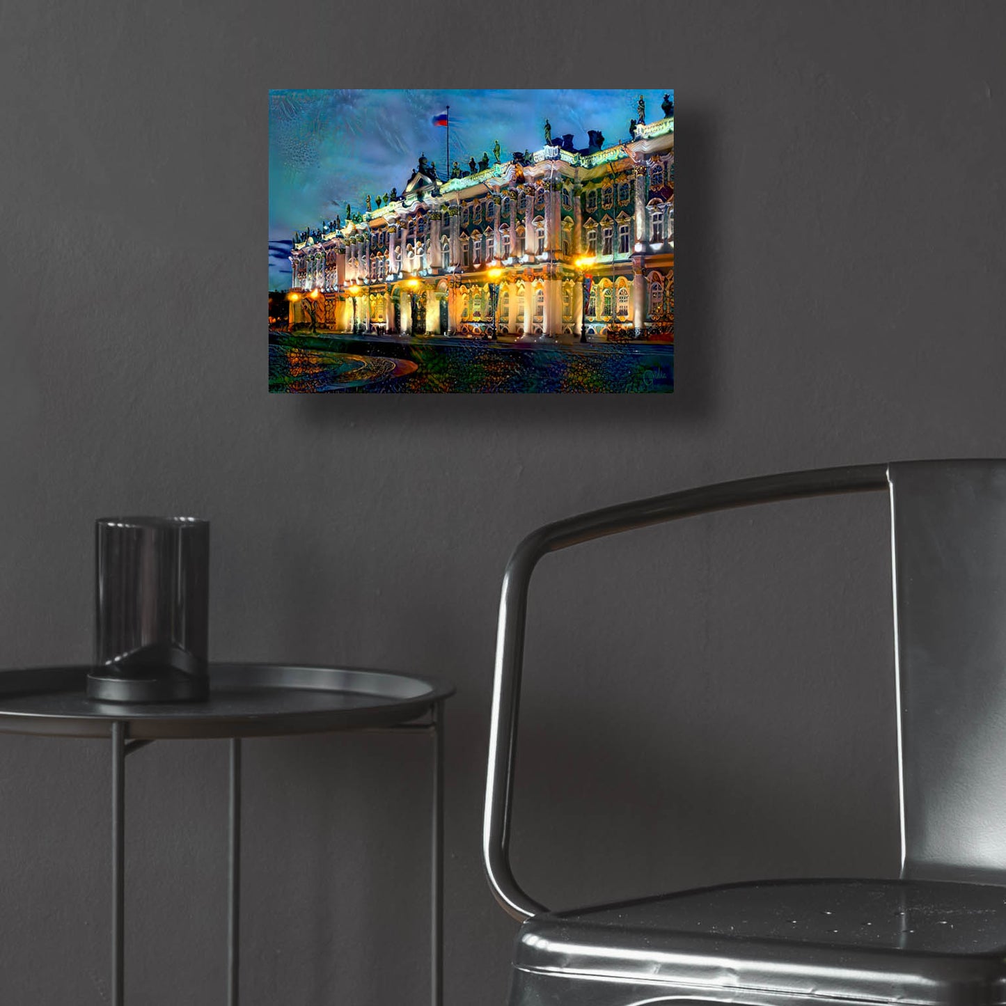 Epic Art 'Saint Petersburg Russia Hermitage Museum' by Pedro Gavidia, Acrylic Glass Wall Art,16x12