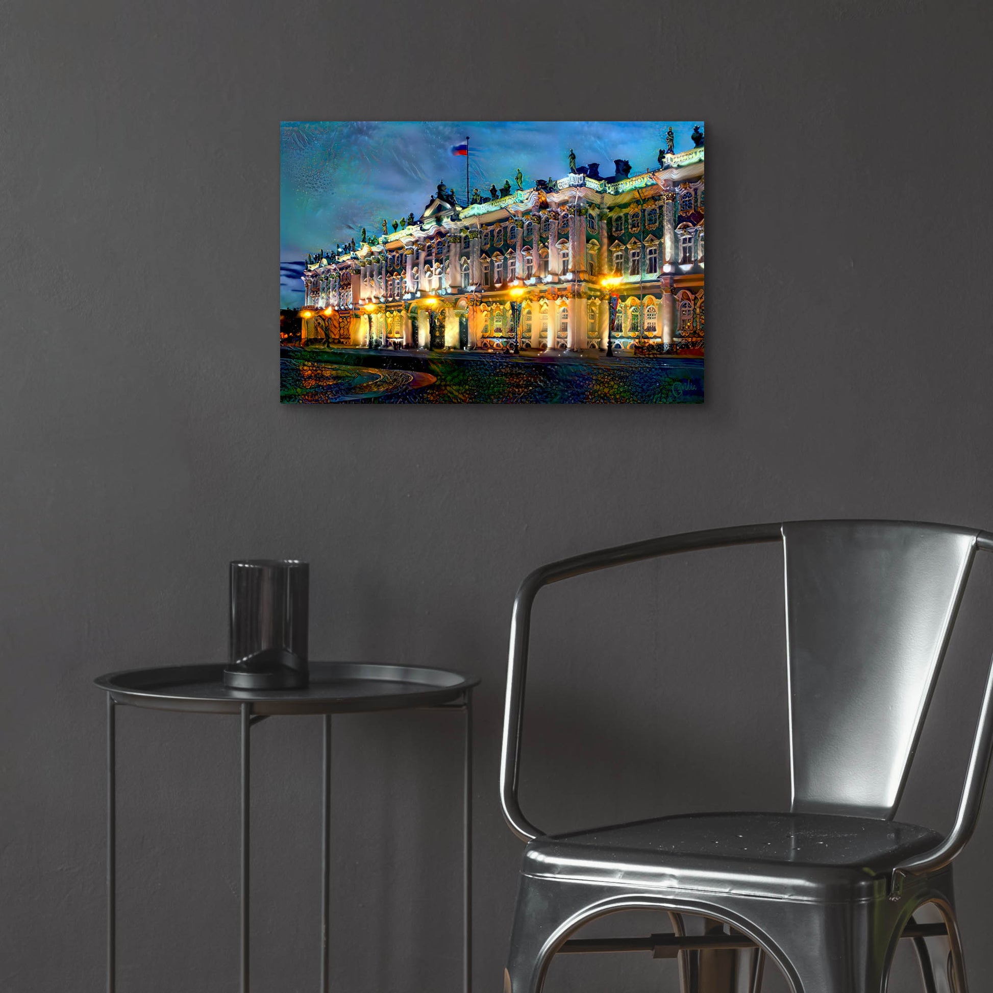 Epic Art 'Saint Petersburg Russia Hermitage Museum' by Pedro Gavidia, Acrylic Glass Wall Art,24x16