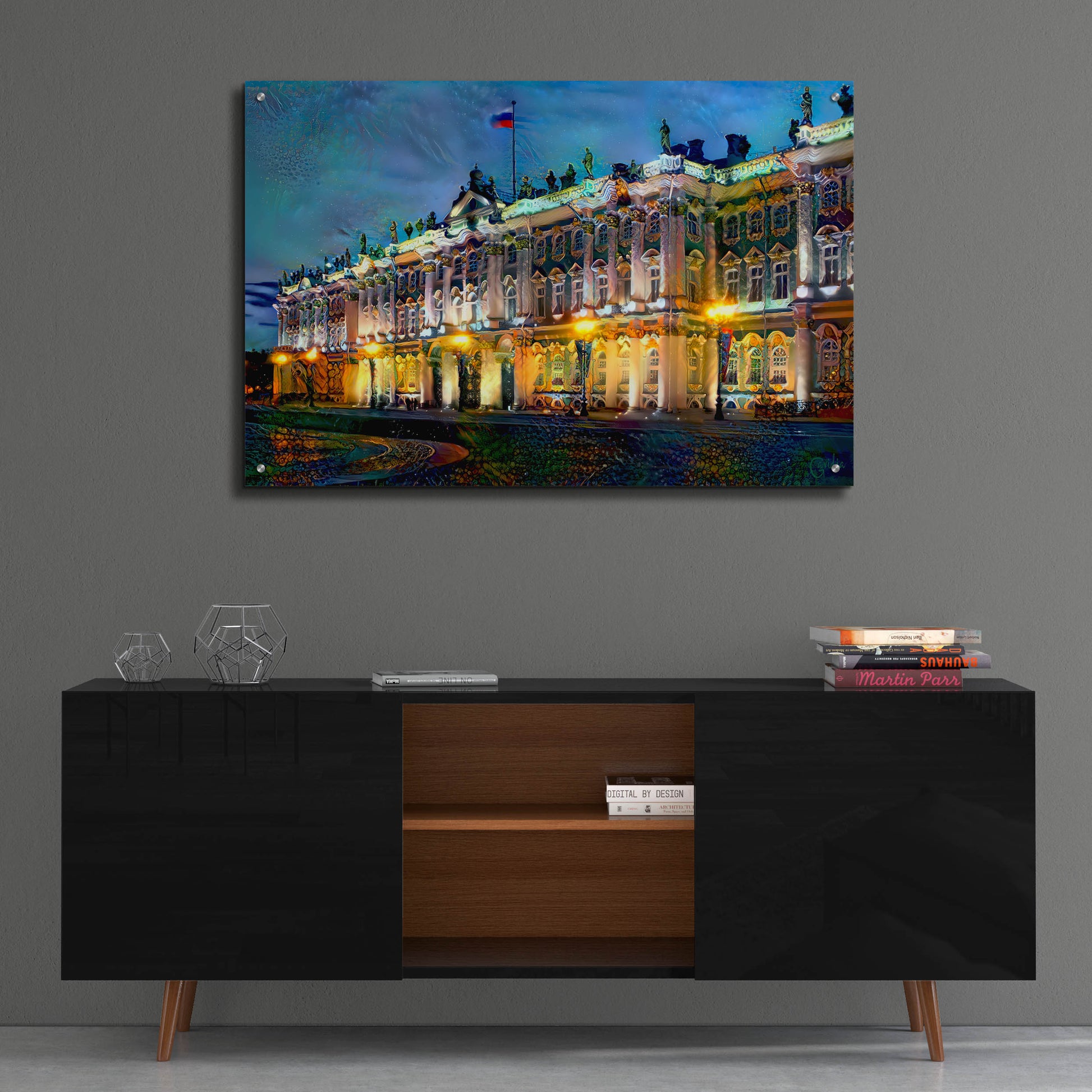 Epic Art 'Saint Petersburg Russia Hermitage Museum' by Pedro Gavidia, Acrylic Glass Wall Art,36x24