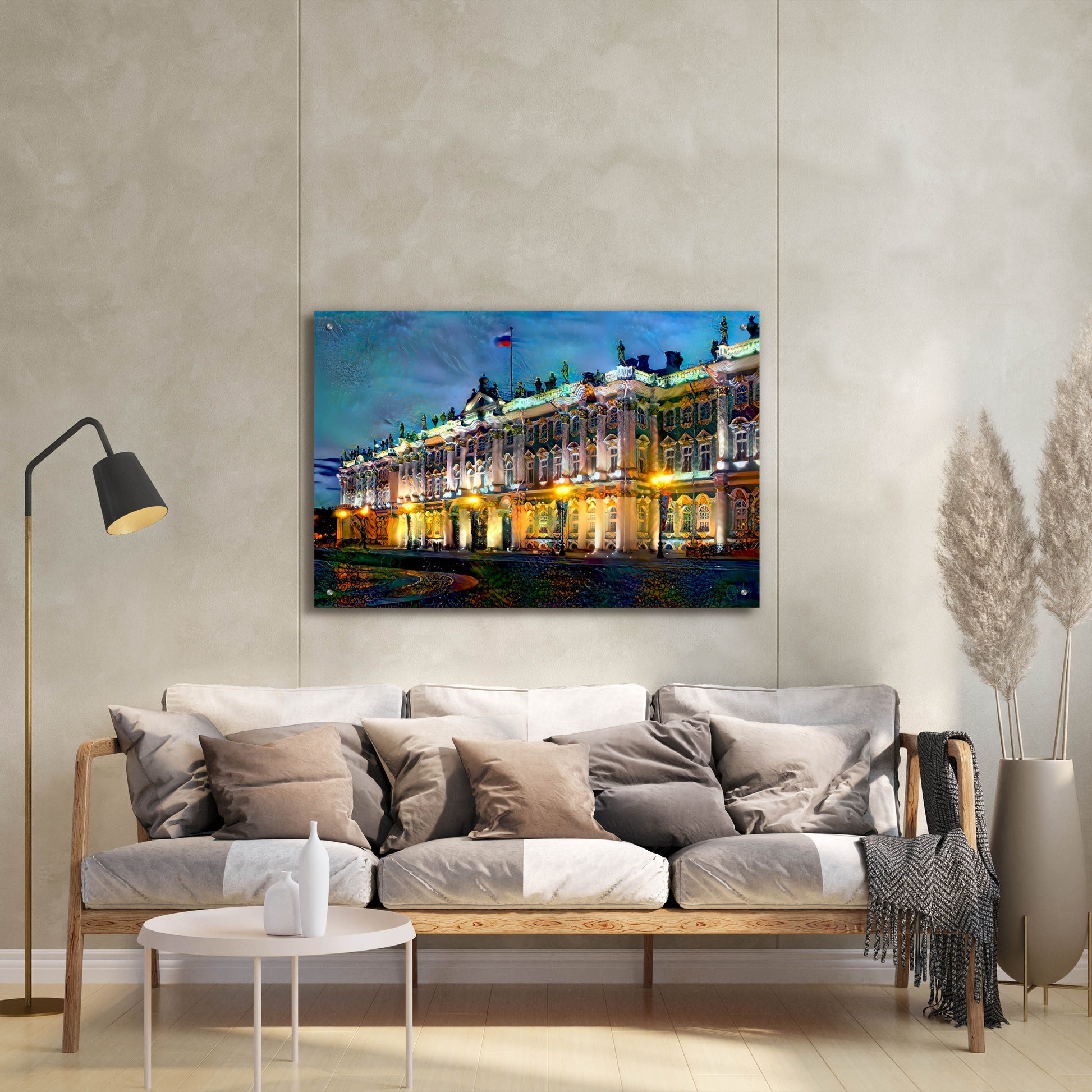 Epic Art 'Saint Petersburg Russia Hermitage Museum' by Pedro Gavidia, Acrylic Glass Wall Art,36x24