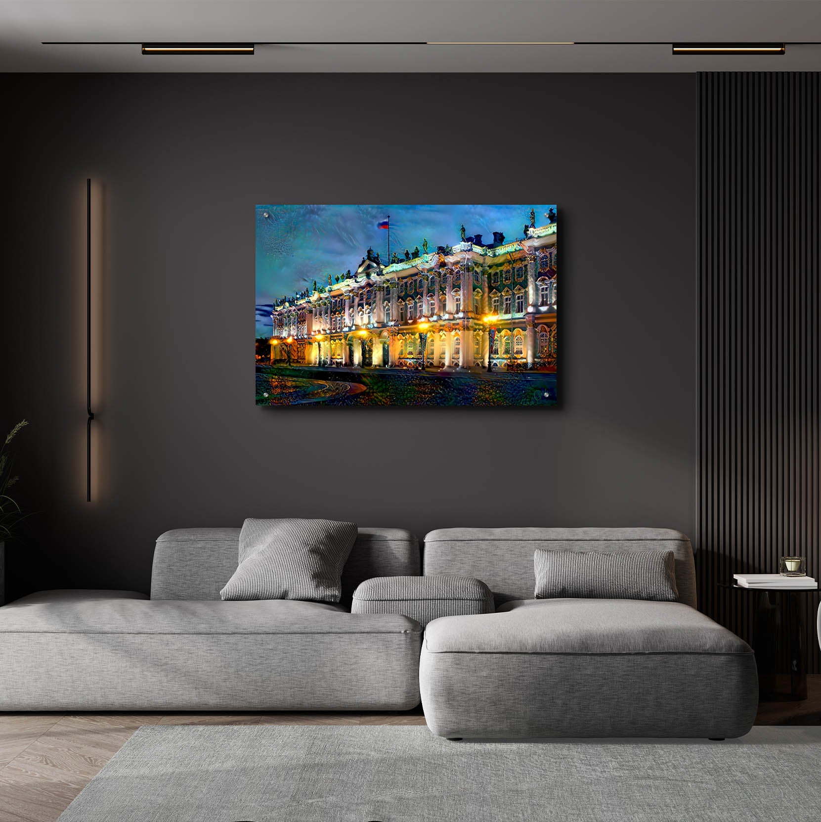 Epic Art 'Saint Petersburg Russia Hermitage Museum' by Pedro Gavidia, Acrylic Glass Wall Art,36x24