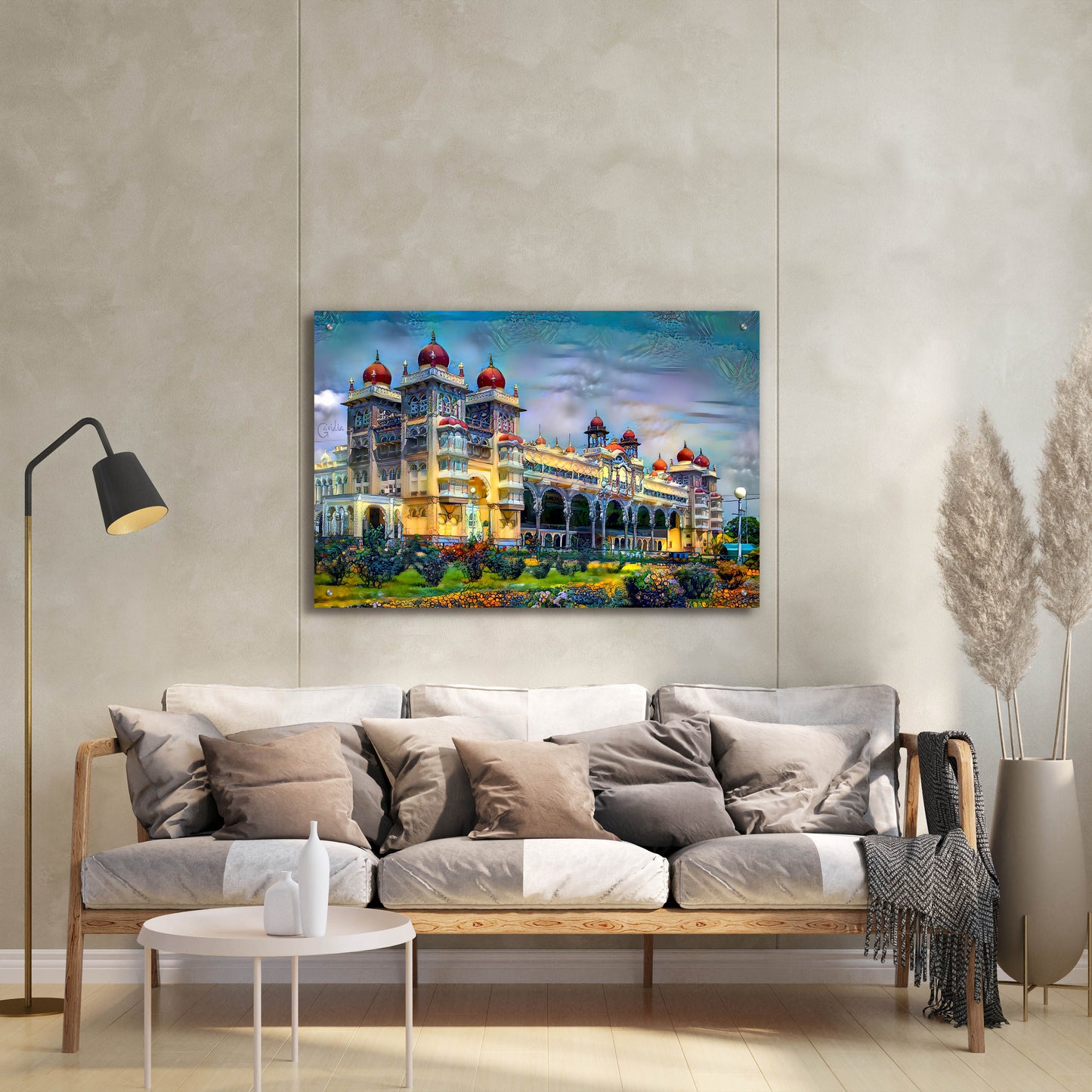 Epic Art 'Mysore India Royal Palace' by Pedro Gavidia, Acrylic Glass Wall Art,36x24