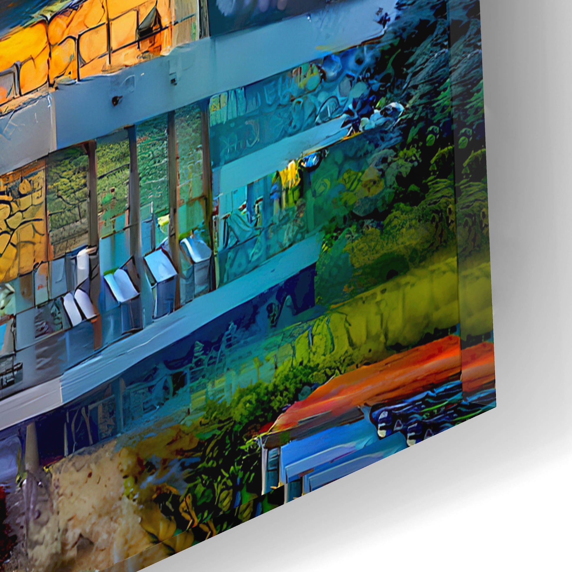 Epic Art 'Mexico City University City' by Pedro Gavidia, Acrylic Glass Wall Art,16x12