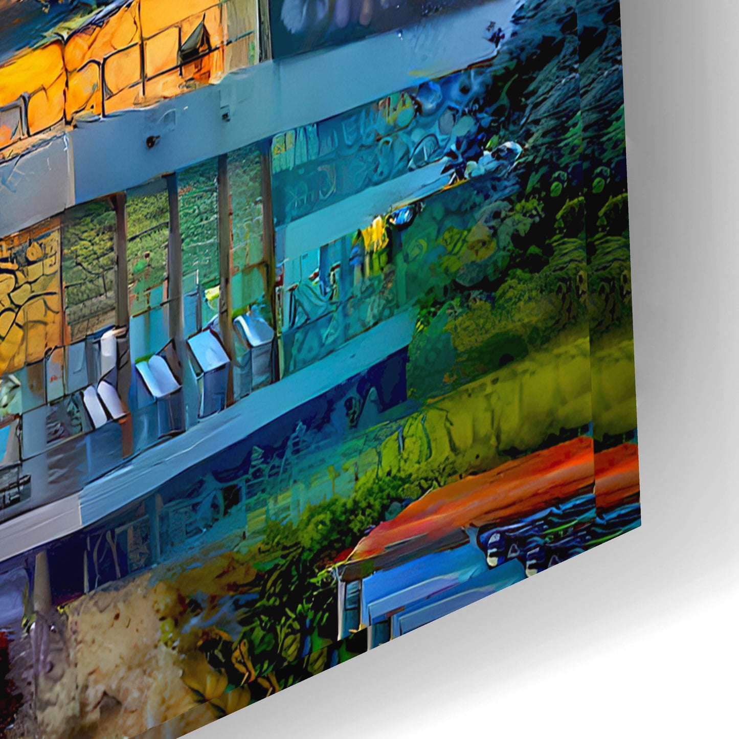 Epic Art 'Mexico City University City' by Pedro Gavidia, Acrylic Glass Wall Art,24x16