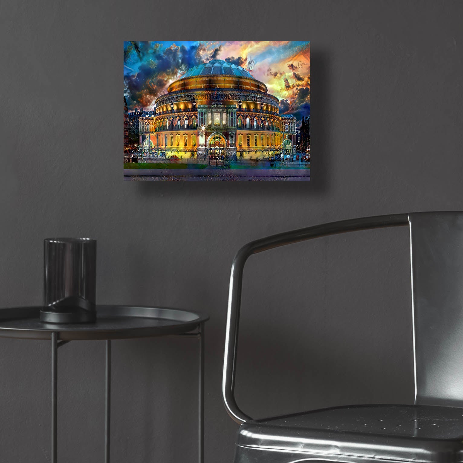 Epic Art 'London England Royal Albert Hall' by Pedro Gavidia, Acrylic Glass Wall Art,16x12