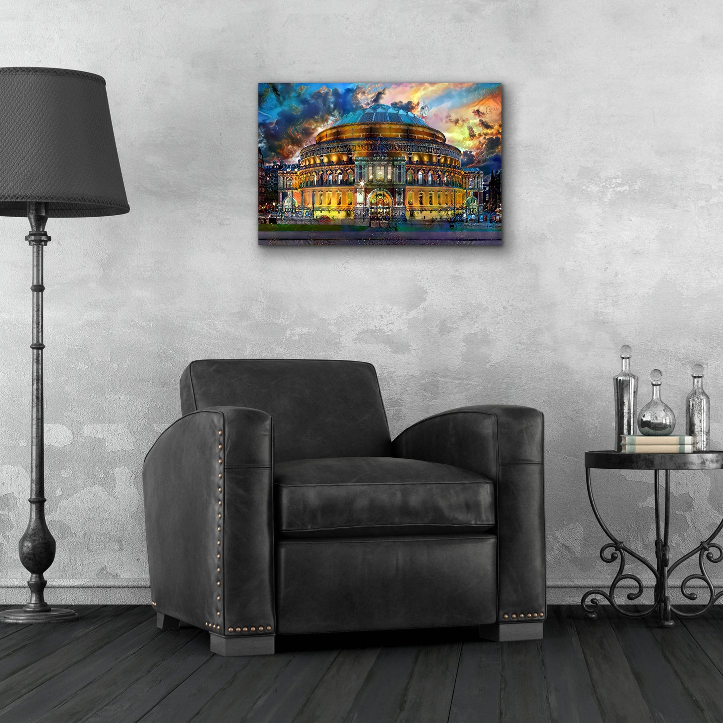 Epic Art 'London England Royal Albert Hall' by Pedro Gavidia, Acrylic Glass Wall Art,24x16