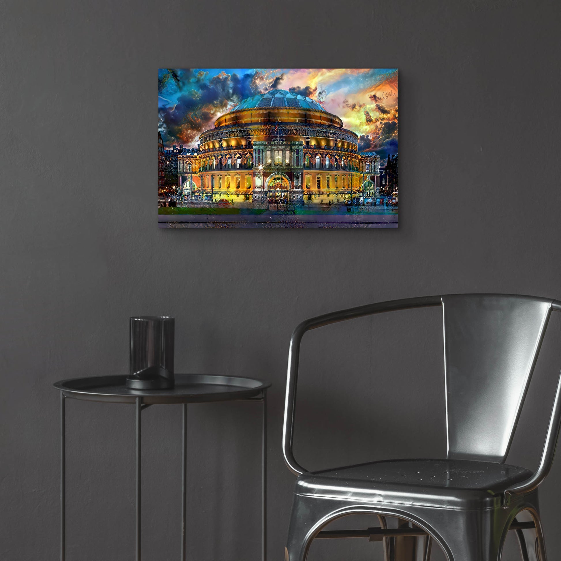 Epic Art 'London England Royal Albert Hall' by Pedro Gavidia, Acrylic Glass Wall Art,24x16