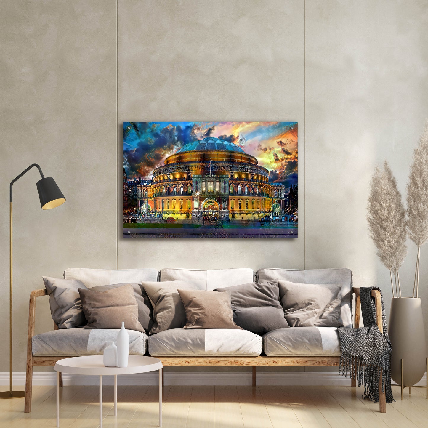 Epic Art 'London England Royal Albert Hall' by Pedro Gavidia, Acrylic Glass Wall Art,36x24