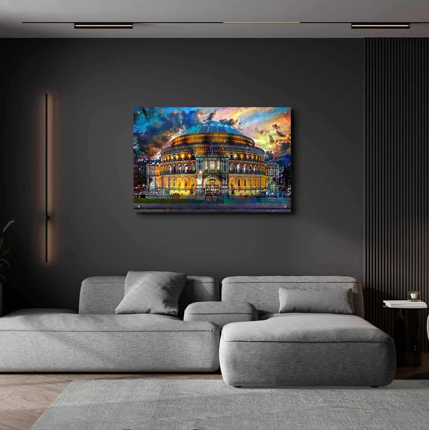 Epic Art 'London England Royal Albert Hall' by Pedro Gavidia, Acrylic Glass Wall Art,36x24