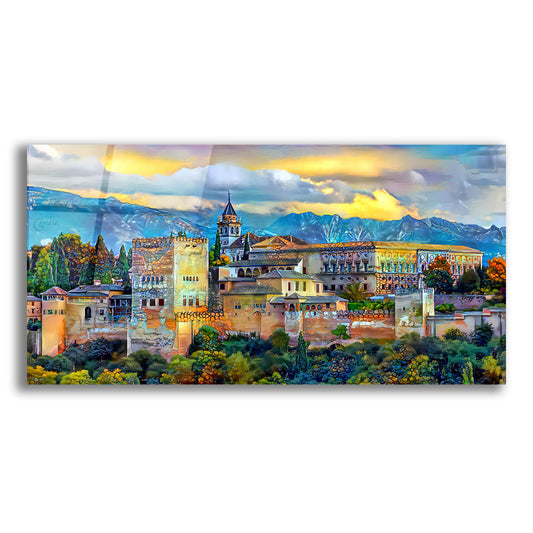 Epic Art 'Granada Spain La Alhambra' by Pedro Gavidia, Acrylic Glass Wall Art